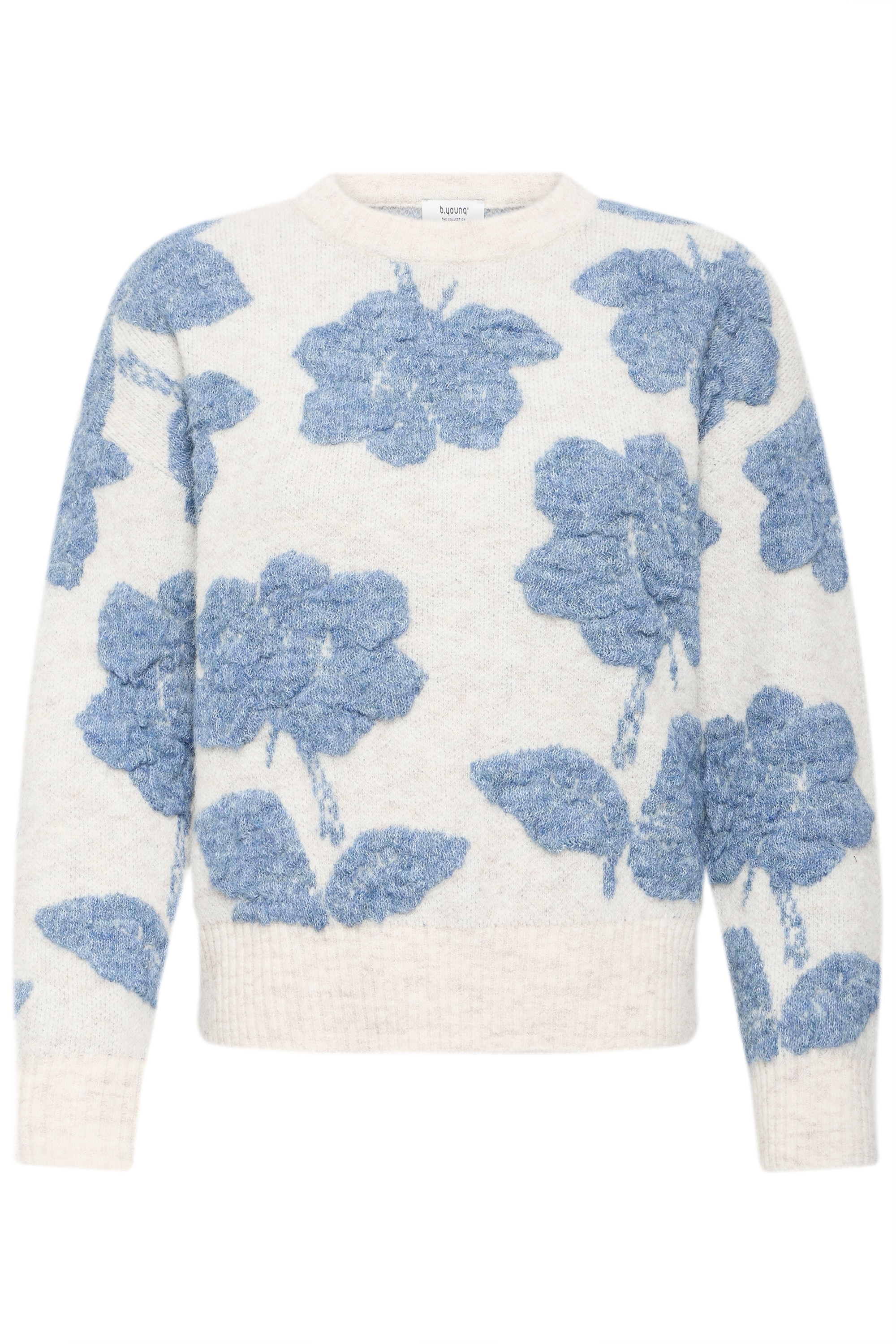 b.young Strickpullover »Damen Strickpullover langarm BYMANDA«