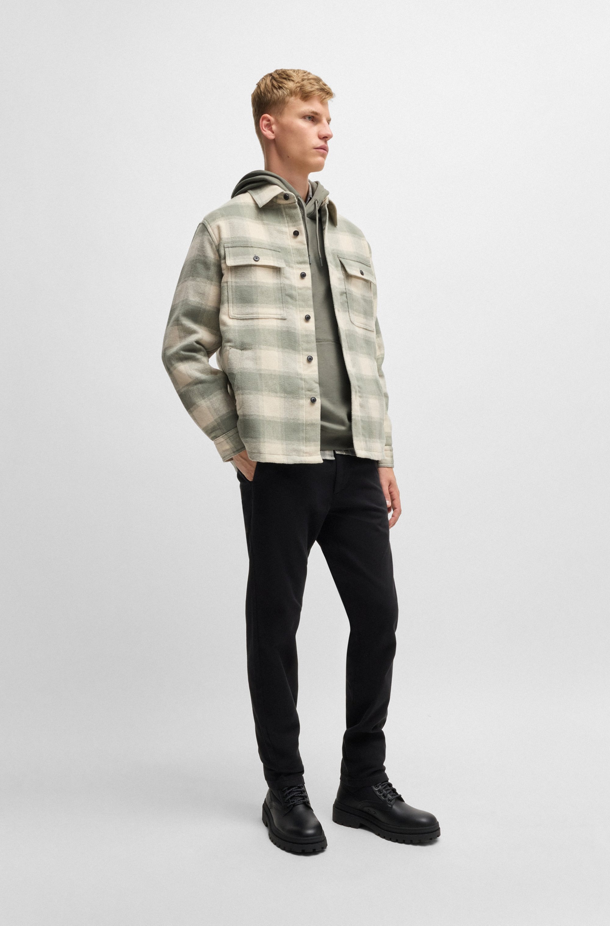 BOSS ORANGE Kapuzensweatshirt »Wetalk«, mit gesticktem BOSS Markenlabel
