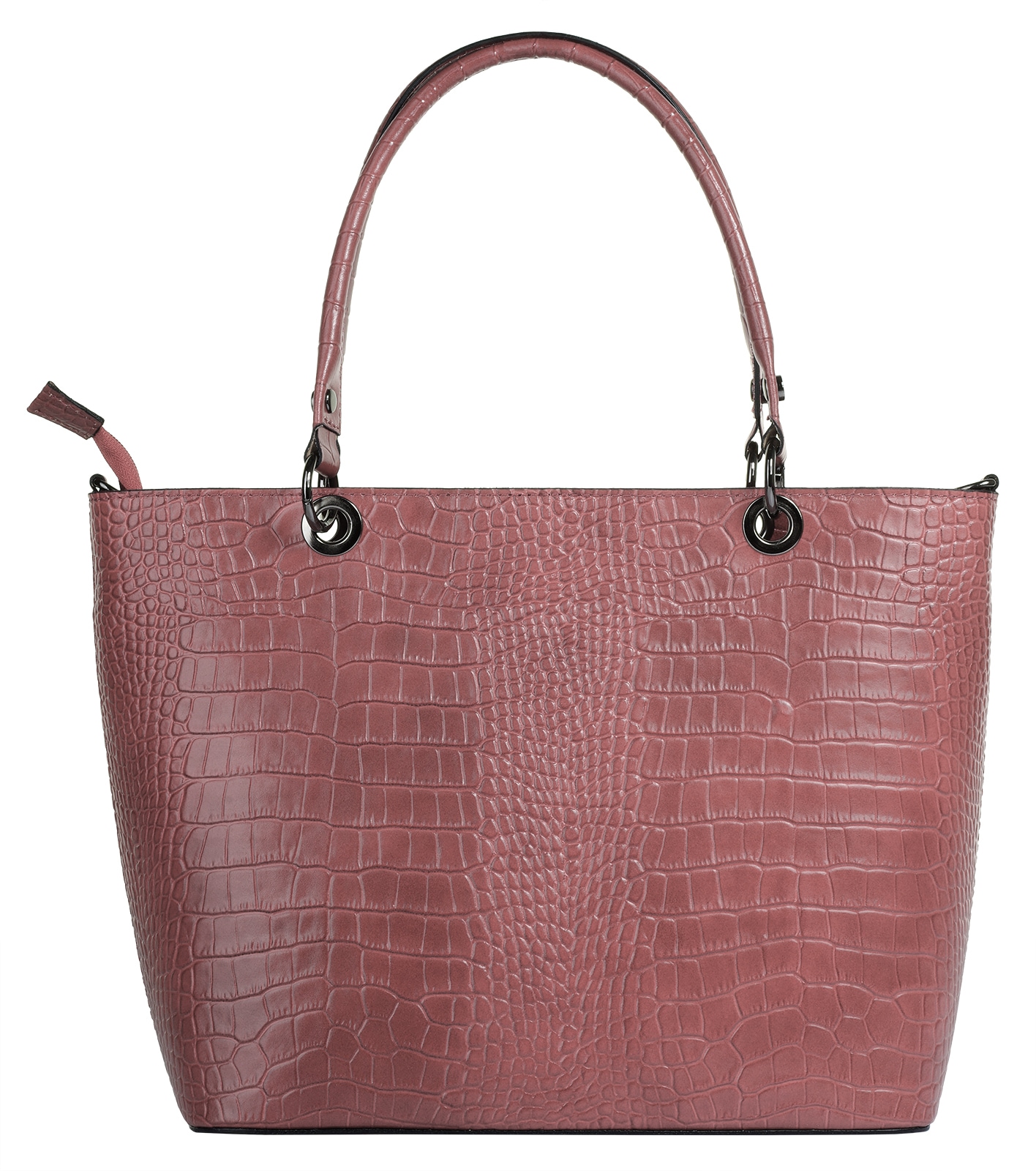 Cluty Henkeltasche echt Leder, Made in Italy