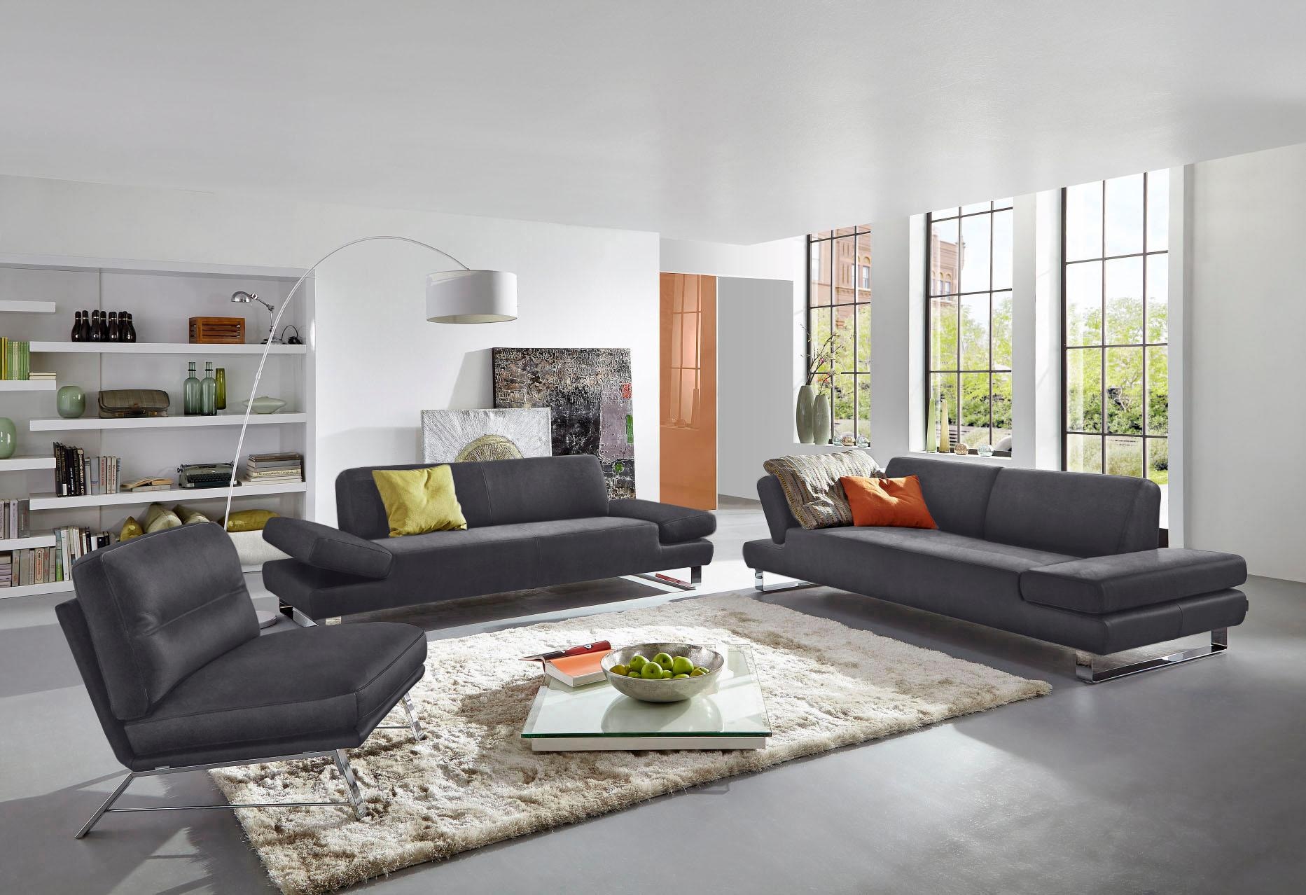 W.SCHILLIG 2-Sitzer »taboo Designsofa mit hohem Sitzkomfort«, mit Normaltiefe, inklusive Armlehnenverstellung