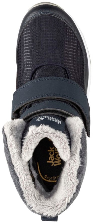 Jack Wolfskin Winterstiefel »POLAR WOLF TEXAPORE MID VC K«, Snowboots, Winterboots, Winterschuhe, wasserdicht und gefüttert