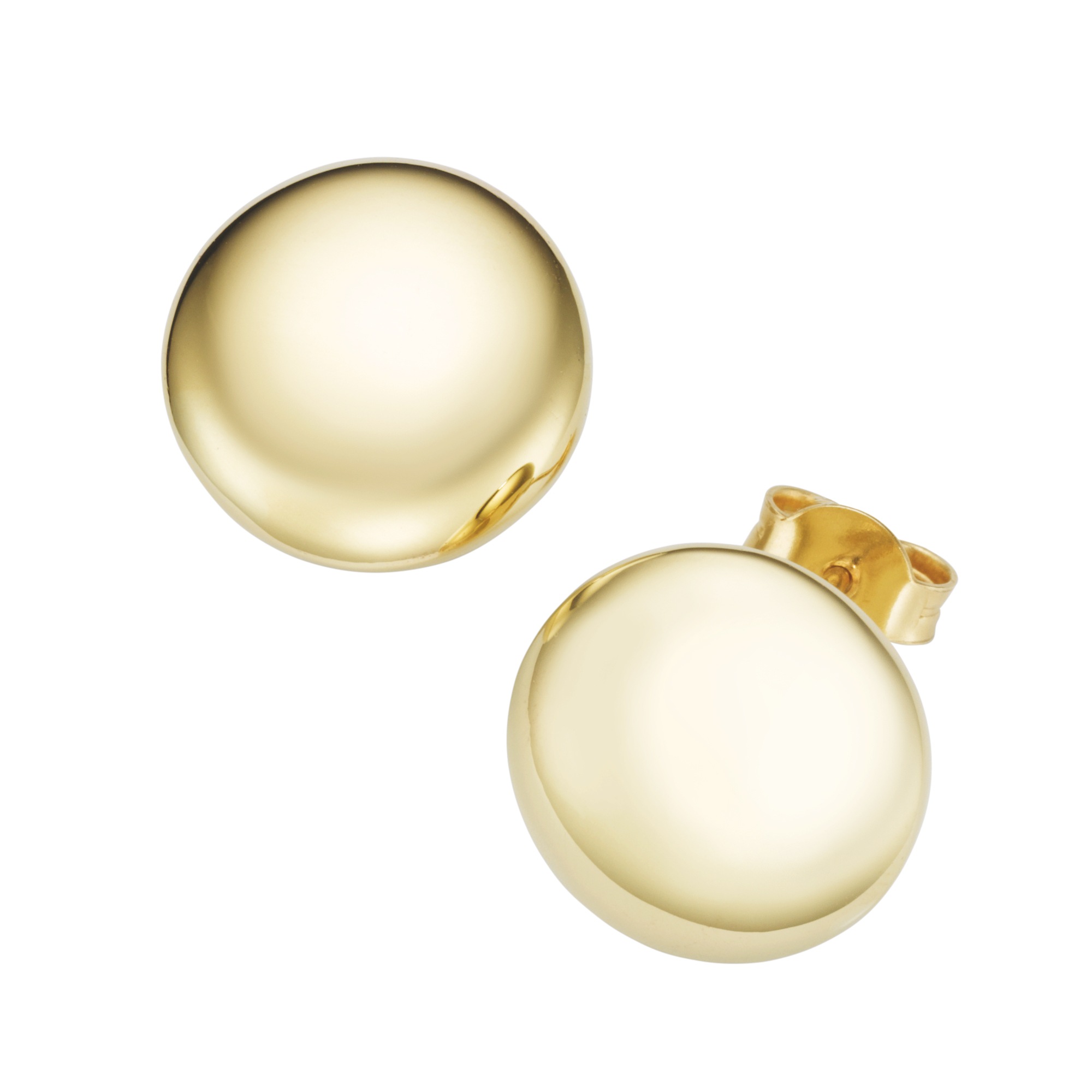 Luigi Merano Paar Ohrstecker »Ohrstecker rund, glänzend, Gold 375«