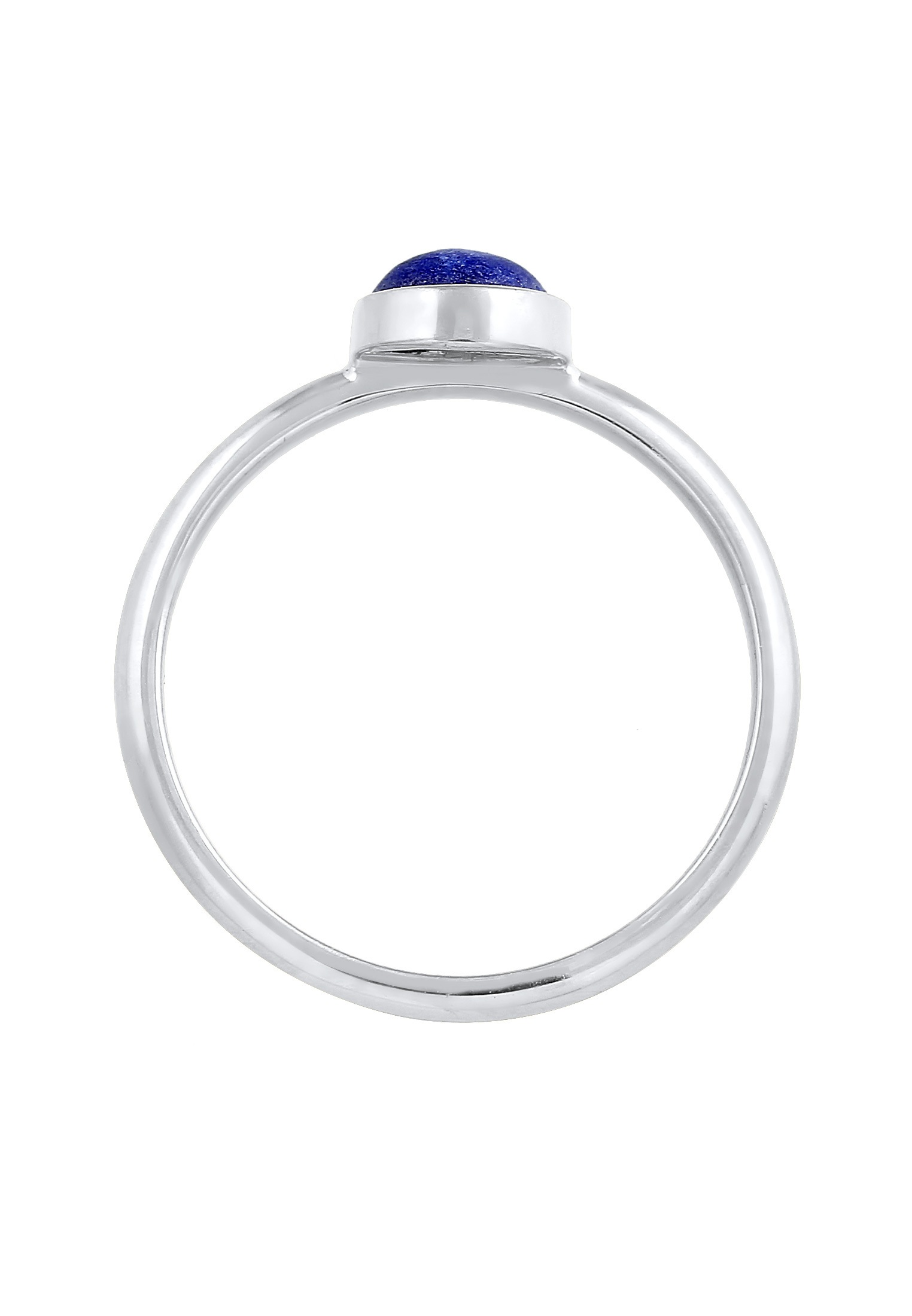 Elli Premium Silberring »Ring Lapis Lazuli Edelstein Solitär 925 Silber«