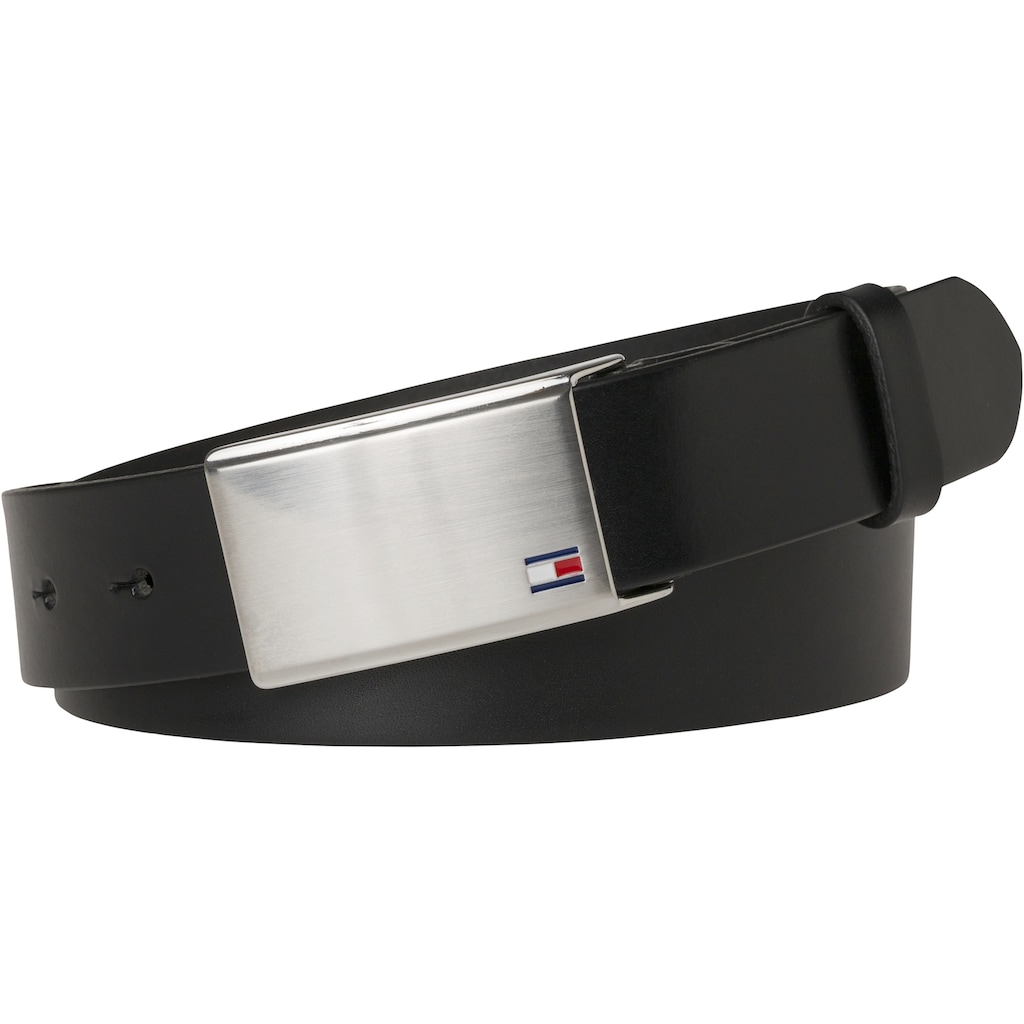 Tommy Hilfiger Koppelgürtel »Plaque Belt 3,5 cm«, individuell verstellbare Schnalle