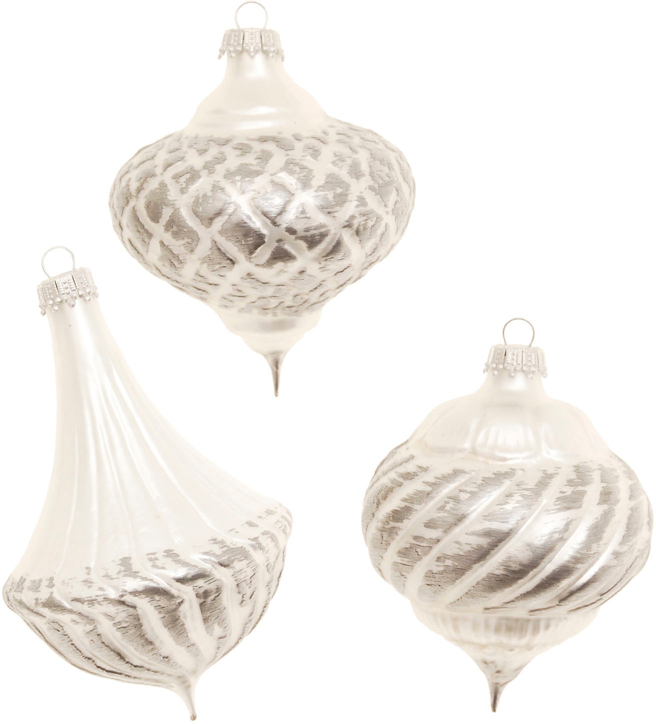 Guido Maria Kretschmer Home&Living Christbaumschmuck »Meerle, Weihnachtsbaumkugel, Christbaumkugel«, (Set, 6 tlg.), Weihnachtsdeko aus Glas, mundgeblasen und handbemalt