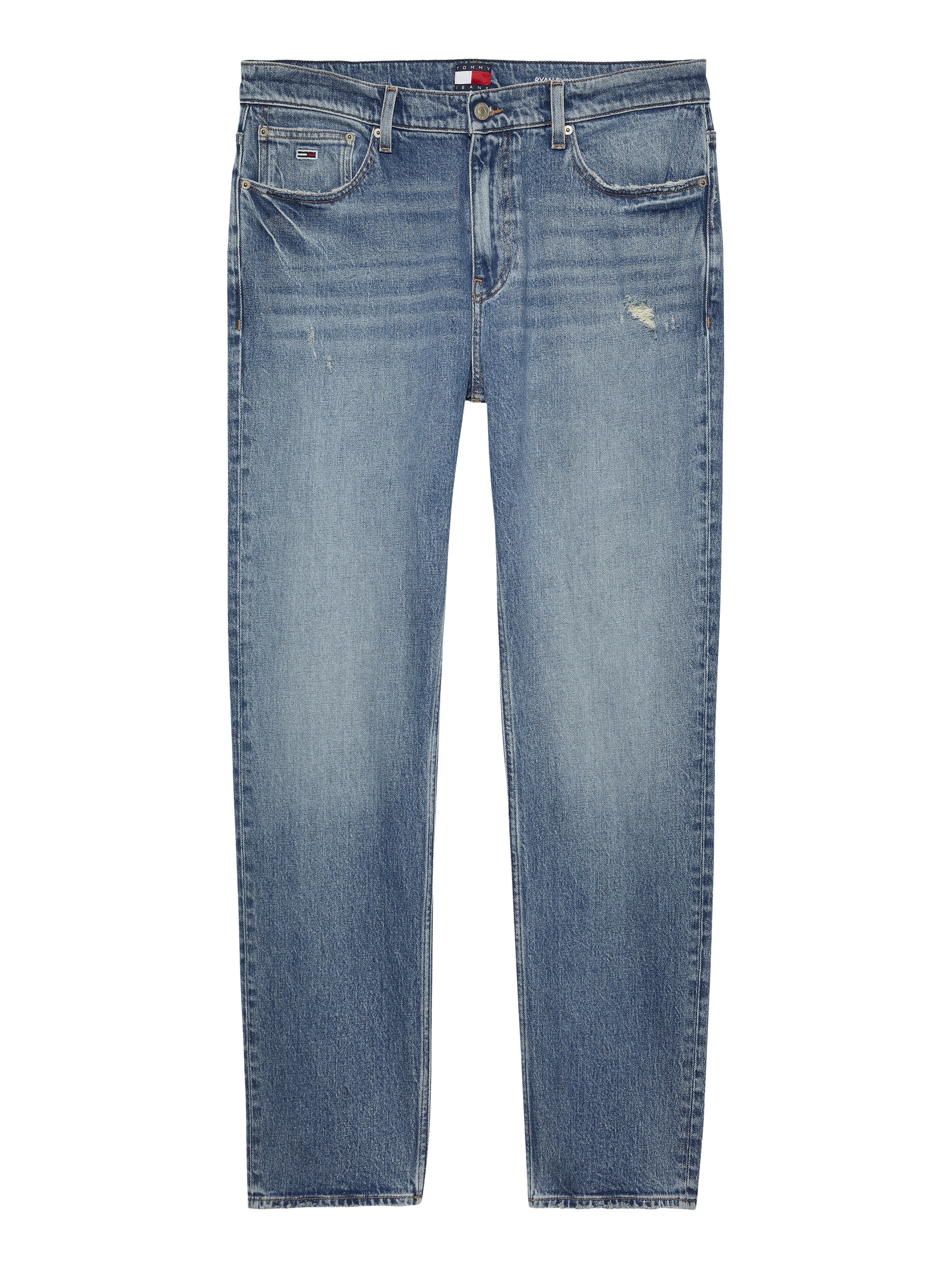 Tommy Jeans Slim-fit-Jeans »Ryan Regular Slim Straight«, Slim‑Straight‑Jeans aus hochwertigem Denim regulärer Leibhöhe