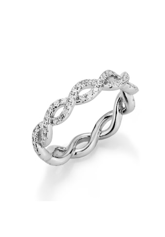 Silberring »Ring Infinity (Unendlichkeitszeichen) mit Zirkonia, Silber 925«