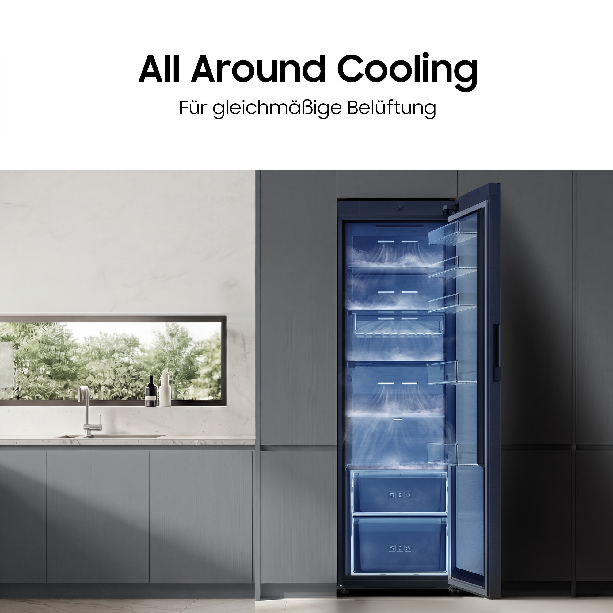 Samsung Gefrierschrank NoFrost »RZ70H32KDVEF« 185,8 cm hoch 59,5 cm breit No Frost - nie wieder abtauen