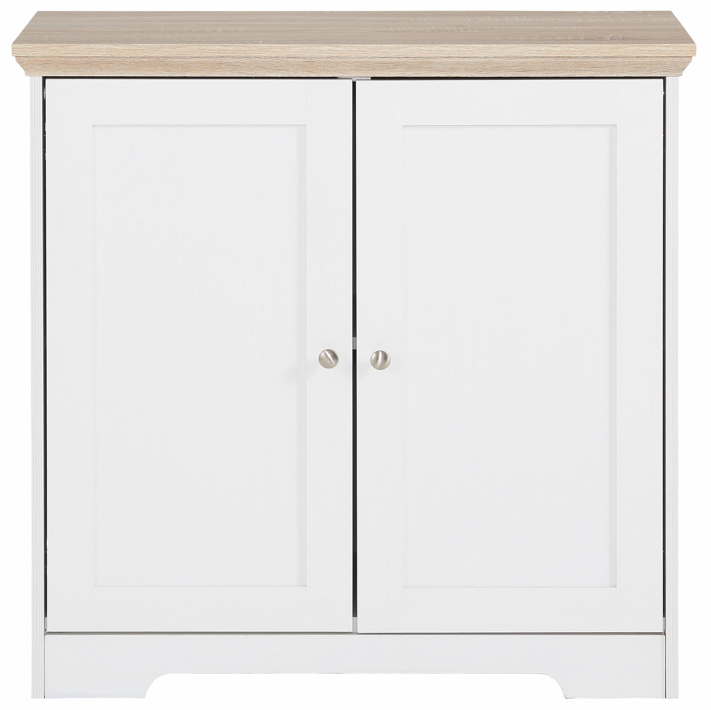 OTTO home Sideboard »Nanna« Kommode mit einer Folien Oberfläche in Eiche-Optik, Breite 80 cm