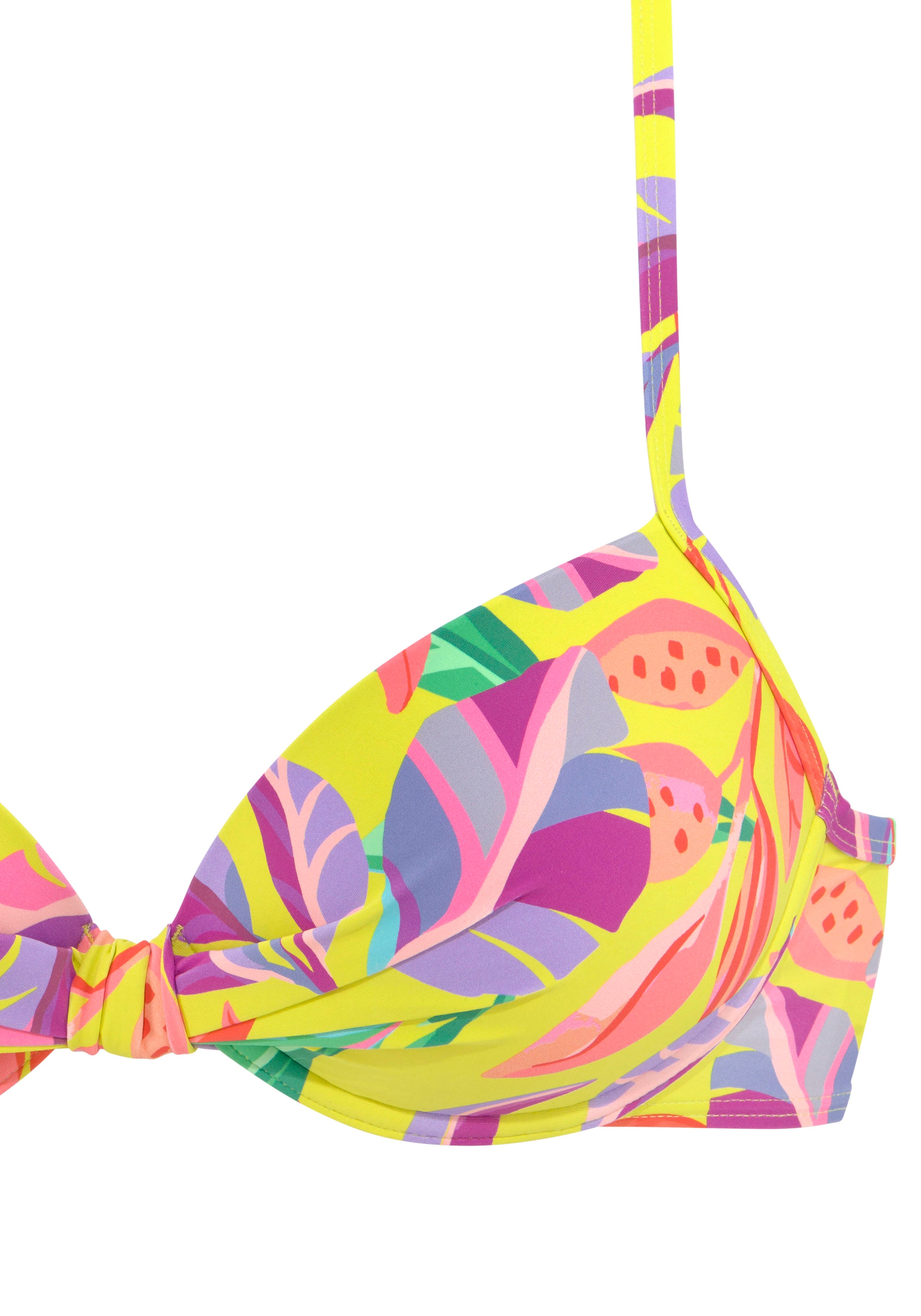 s.Oliver Bügel-Bikini-Top »Mallorca«, mit geraffter Mitte
