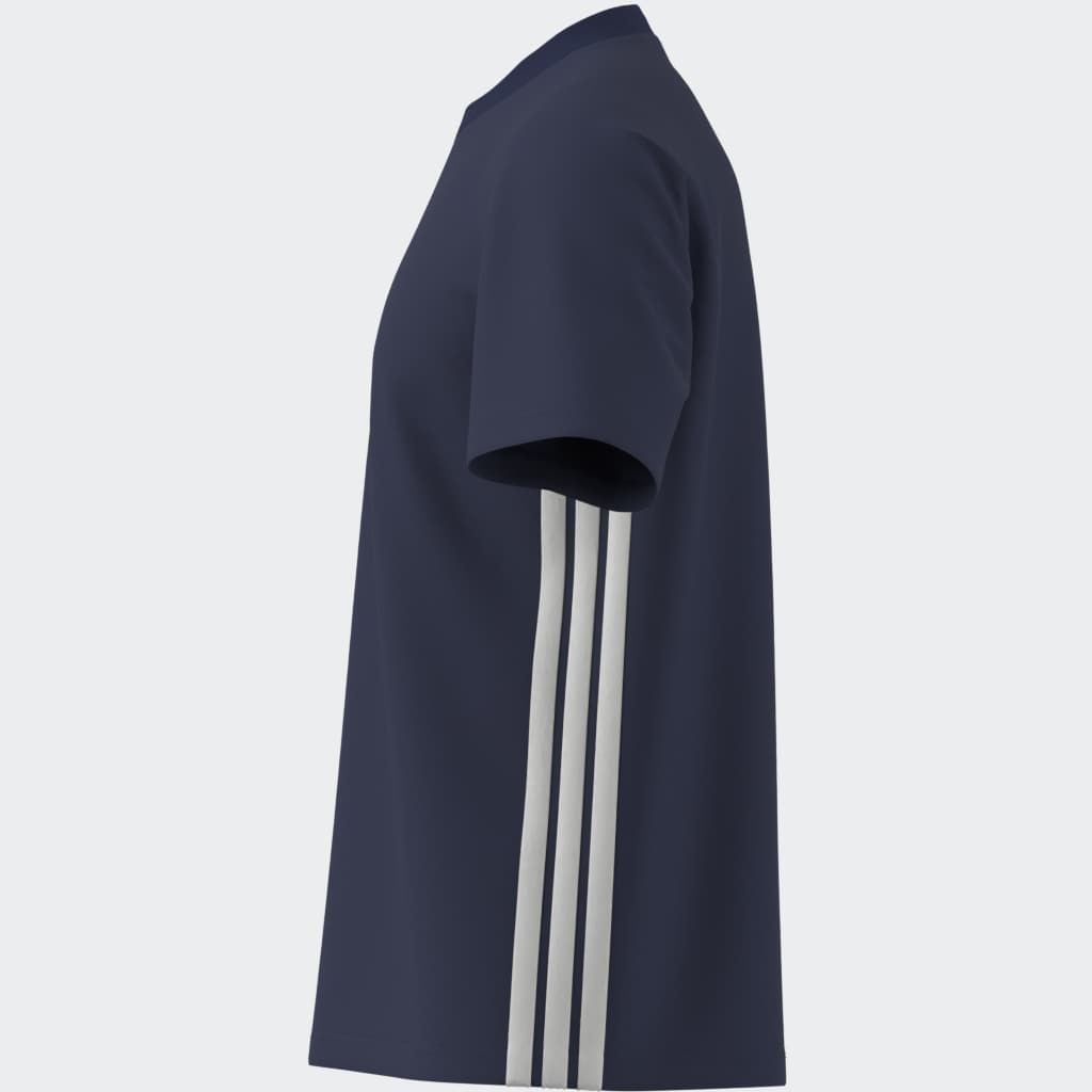 adidas Sportswear T-Shirt »ESSENTIALS 3-STREIFEN SINGLE JERSEY« mit Rundhalsausschnitt, aus Baumwolle, weiches Single Jersey