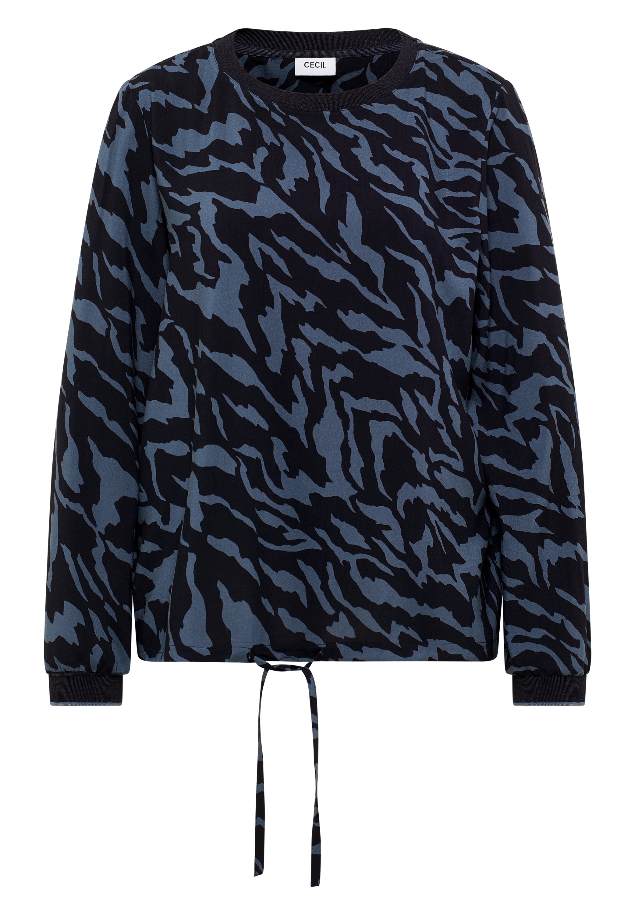 Cecil Langarmbluse, mit All-Over Print
