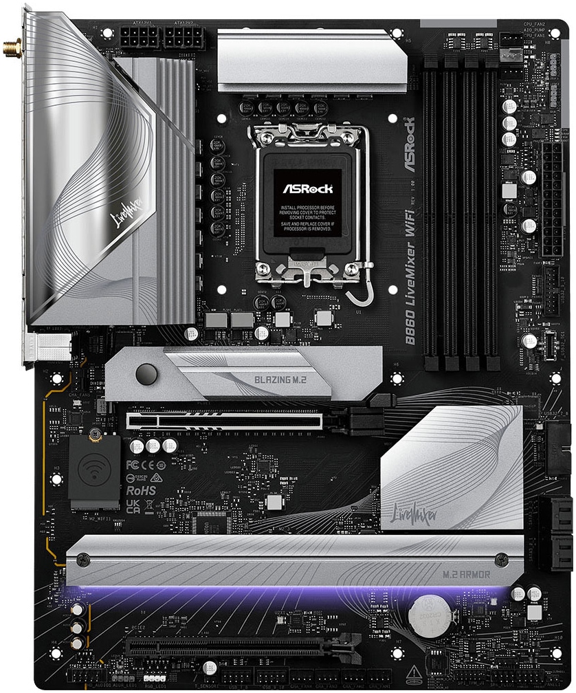 Asrock Mainboard »B860 LiveMixer WiFi«