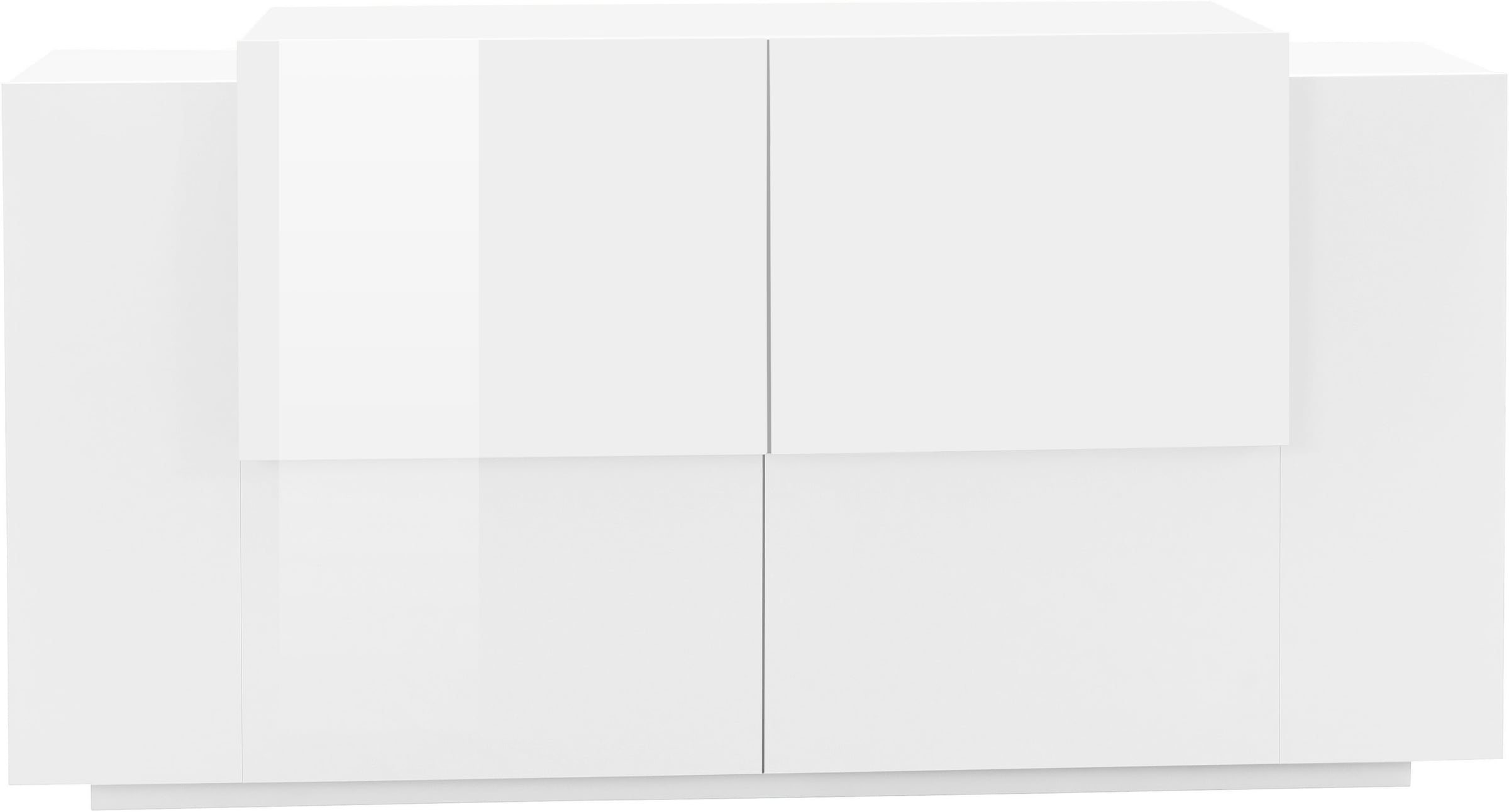 INOSIGN Sideboard »Coro, Kommode, Schrank, Kredenz, grifflos mit Einlegeböden«, 4 Türen, Doppeltiefe, B/T/H 160x86x45cm