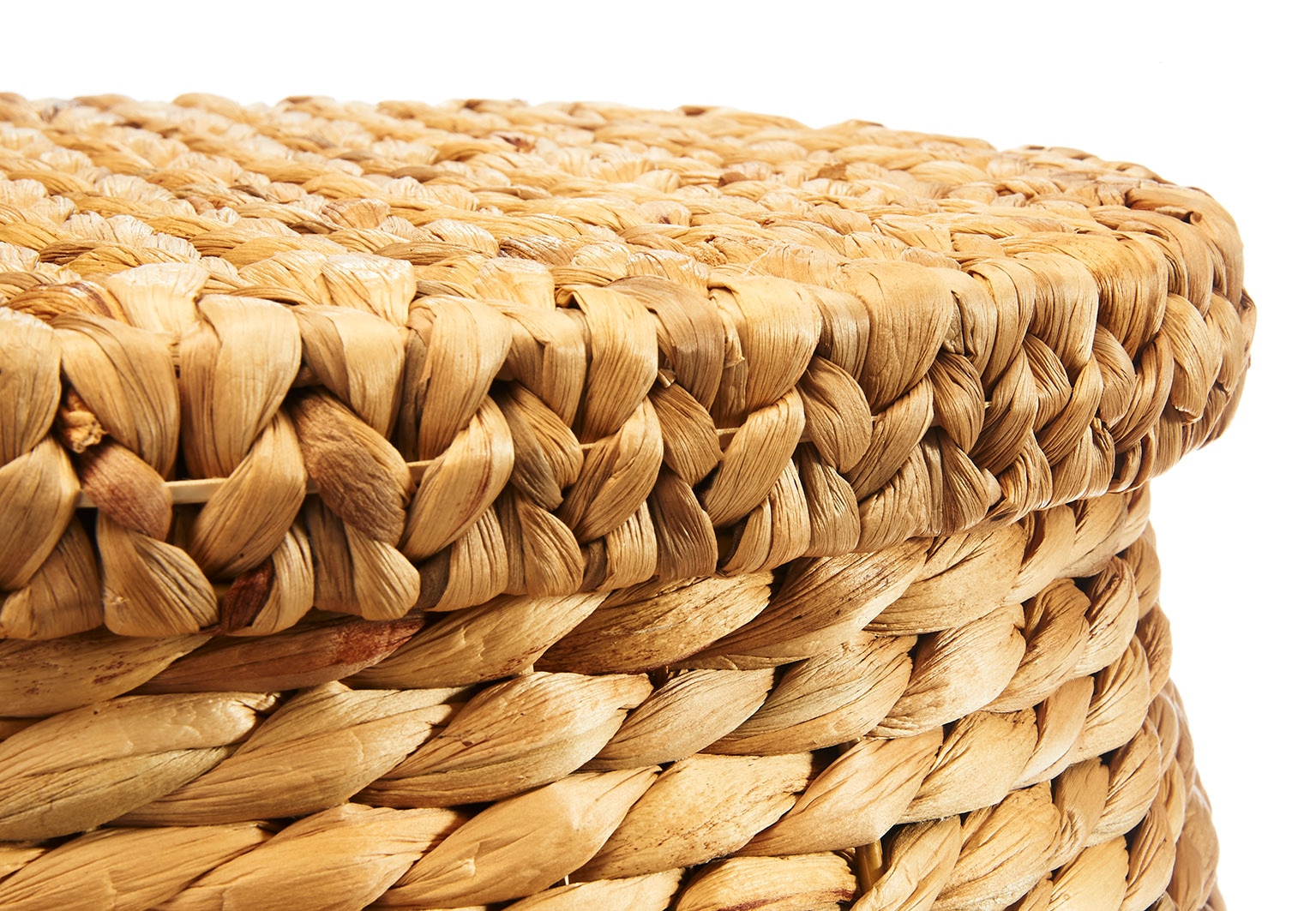 locker Wäschekorb »Wäschekorb aus Wasserhyazinthe groß«