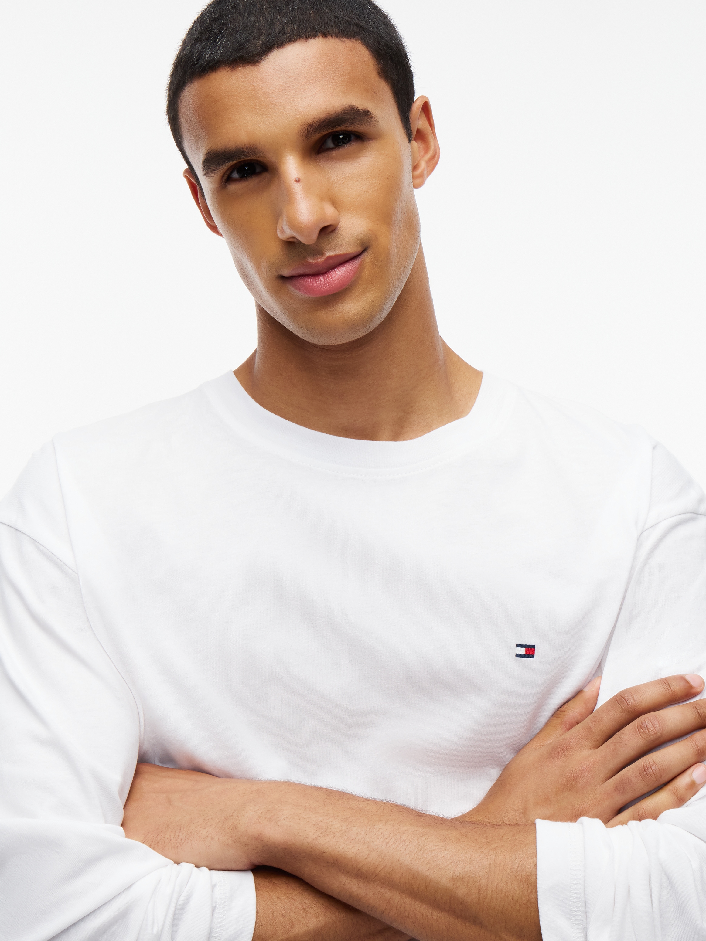 Tommy Hilfiger Underwear Pyjama »LS JERSEY LOGO PJ SET PRINT«