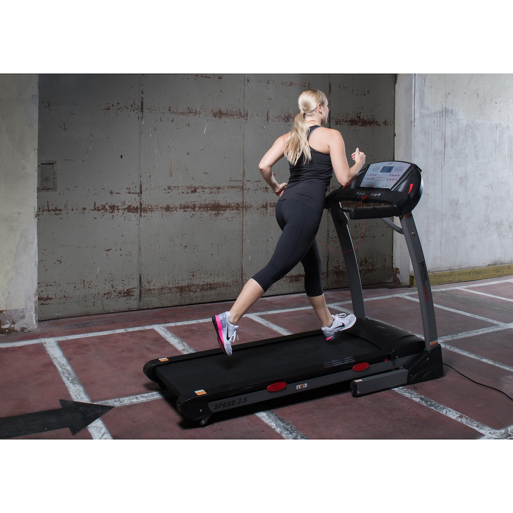 MOTIVE FITNESS by U.N.O. Laufband »Speed 2.5«, mit Höchstgeschwindigkeit 20 km/h und Multifunktions-LCD-Display