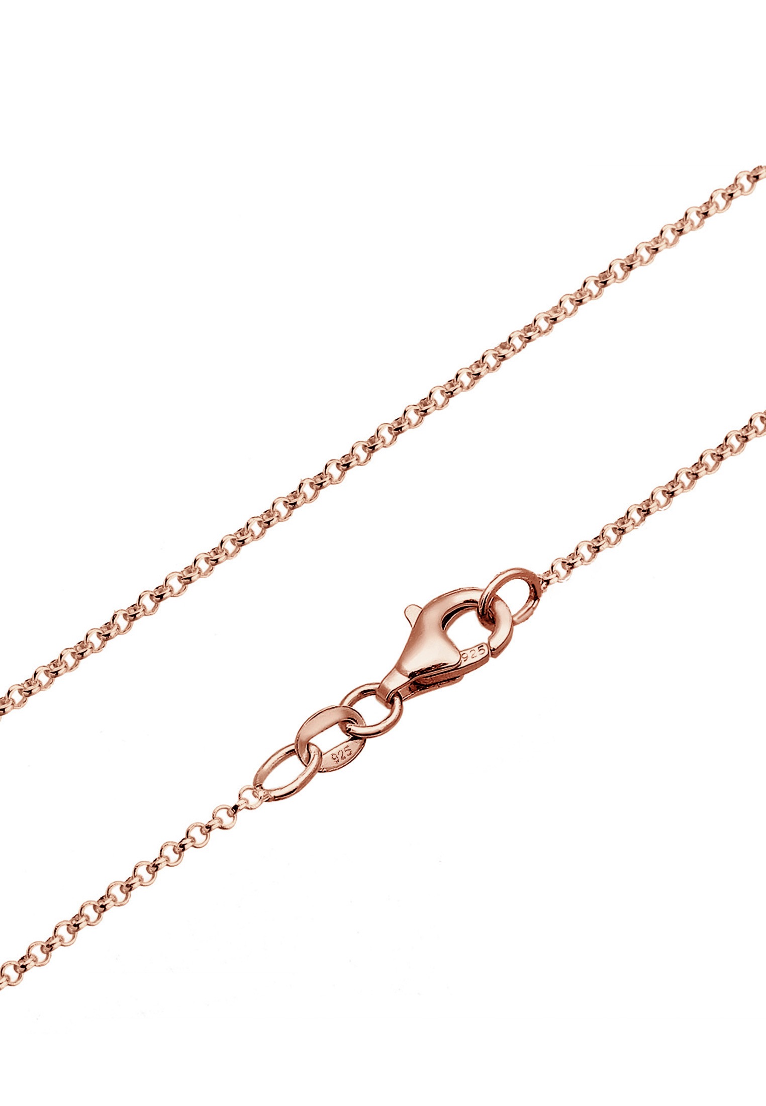 Elli Kette mit Anhänger »Halskette Plättchen Münzen Organic Look 925 Silber«