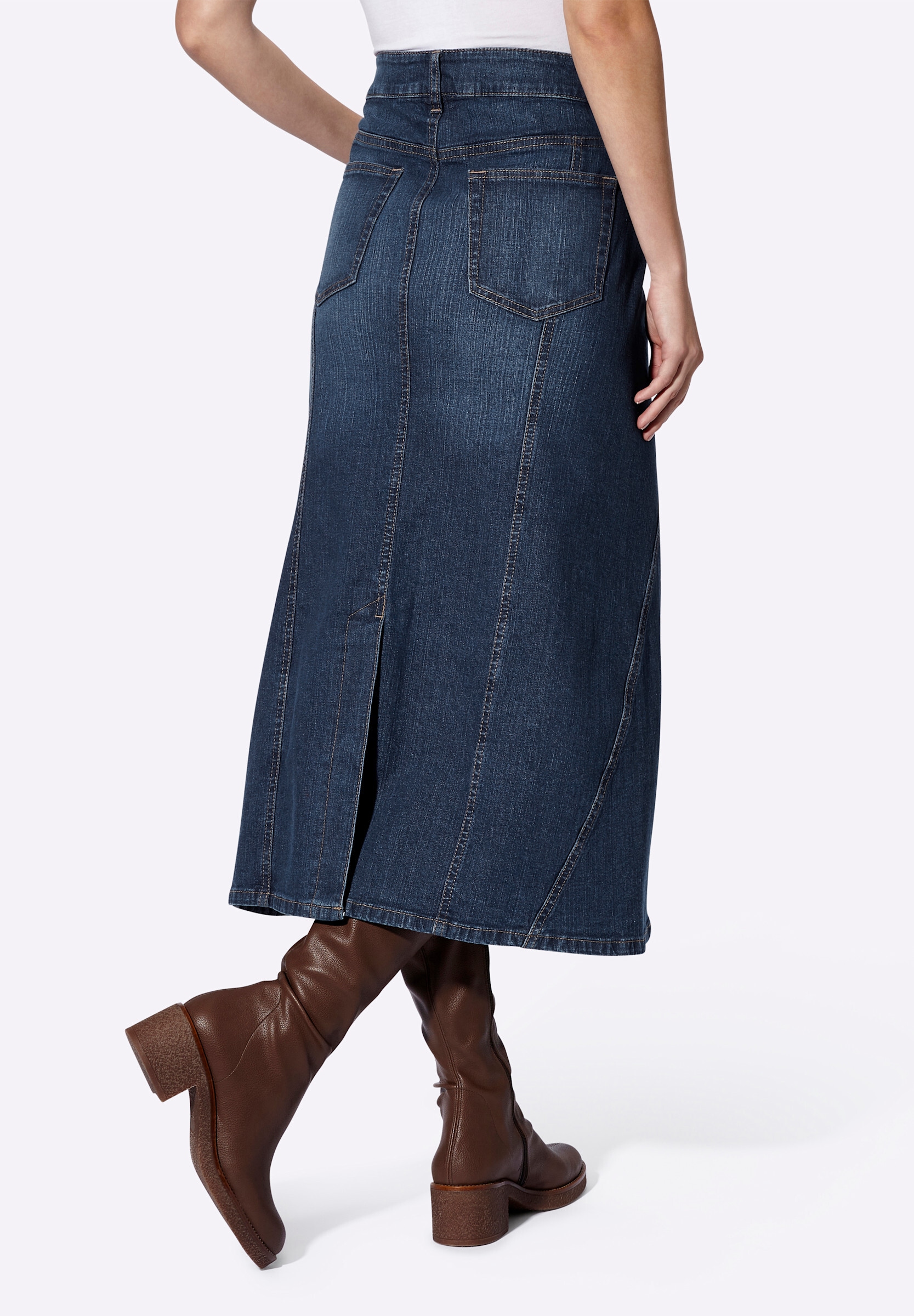 heine Godetrock »Jeans-Rock Jeansrock im 5-Pocket-Style«
