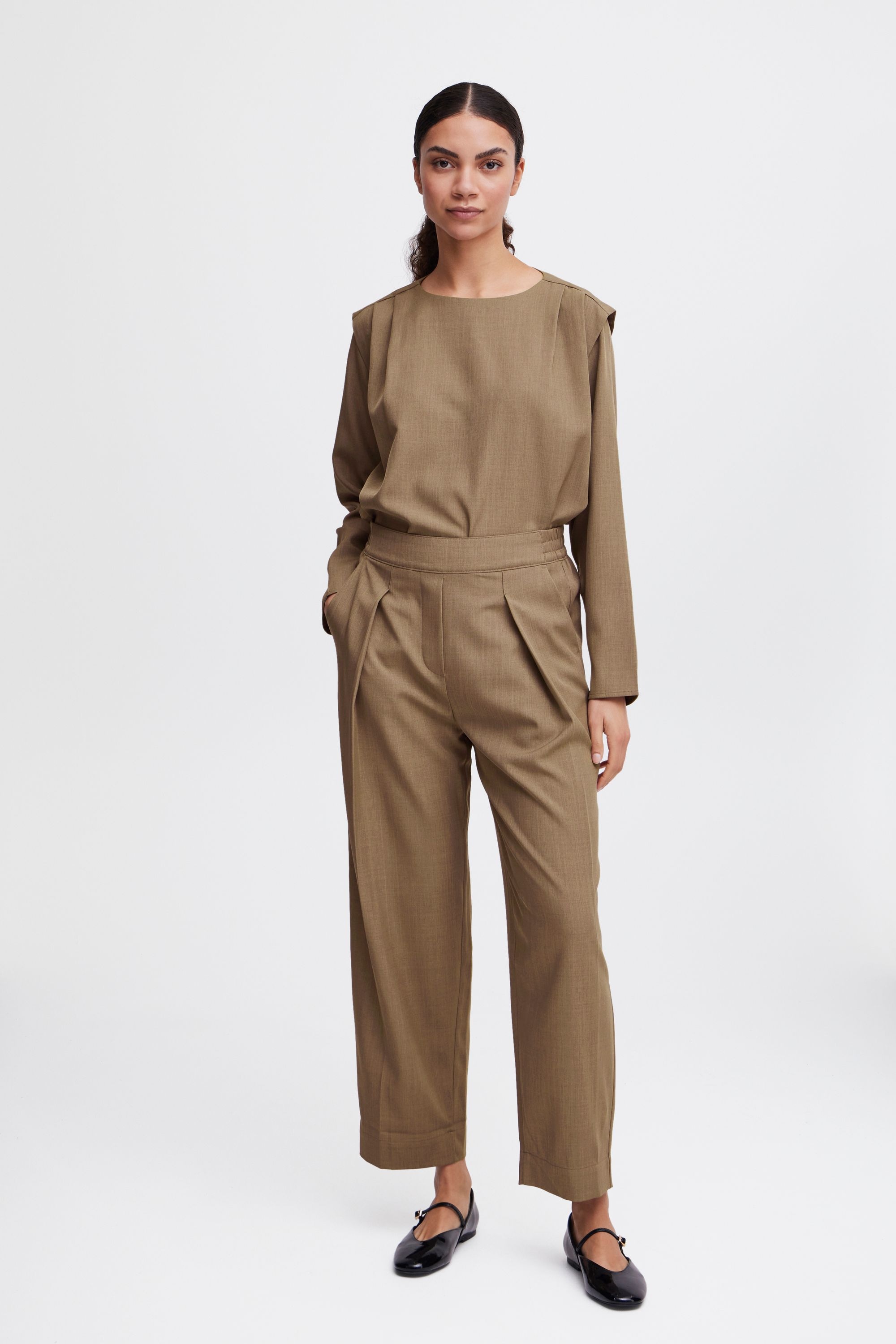 b.young Stoffhose »Stoffhose BYMMMIDDE BARREL PANTS -«