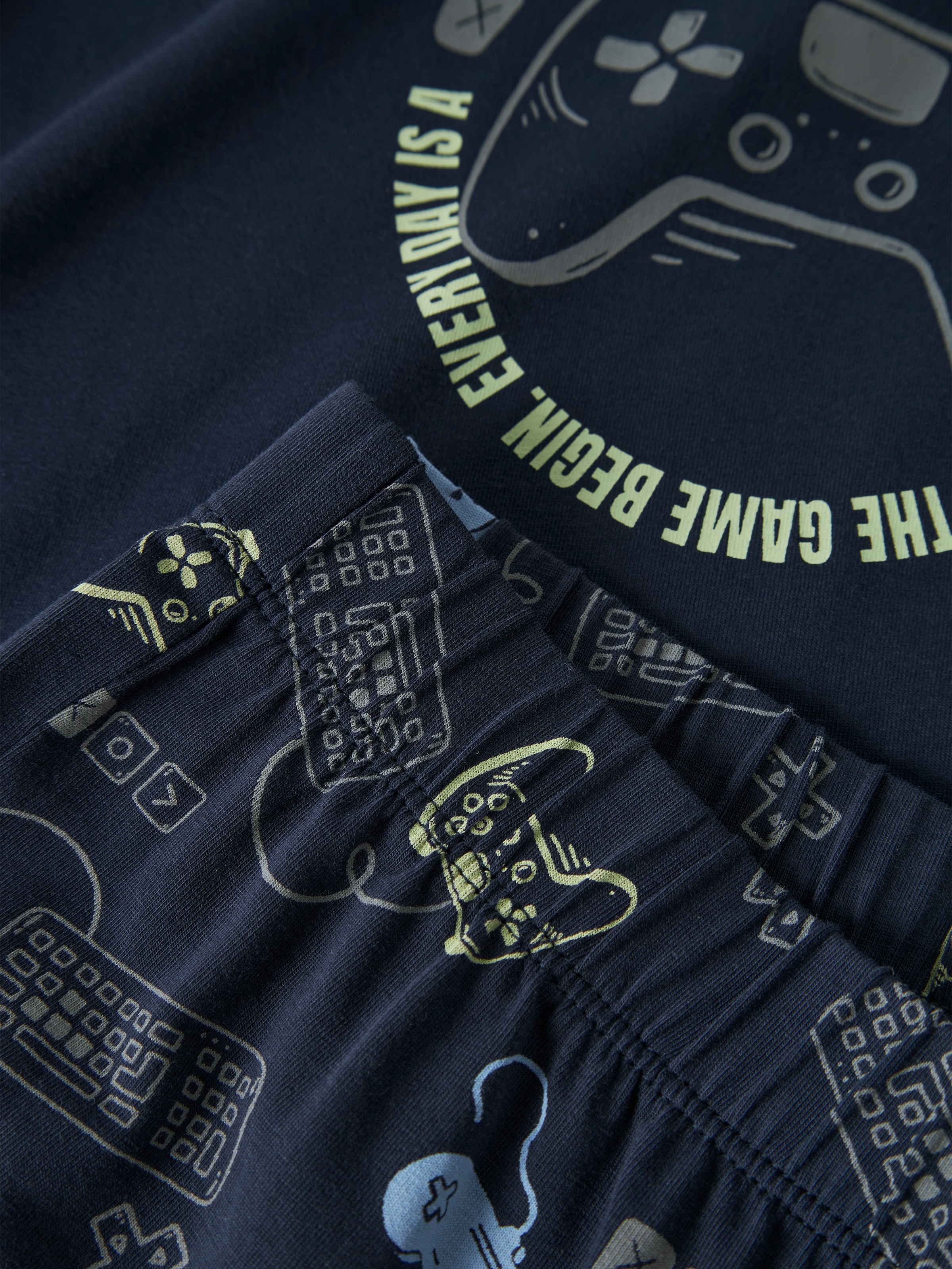 Name It Schlafanzug »NKMNIGHTSET NAVY GAMER NOOS« Set, 2 tlg.