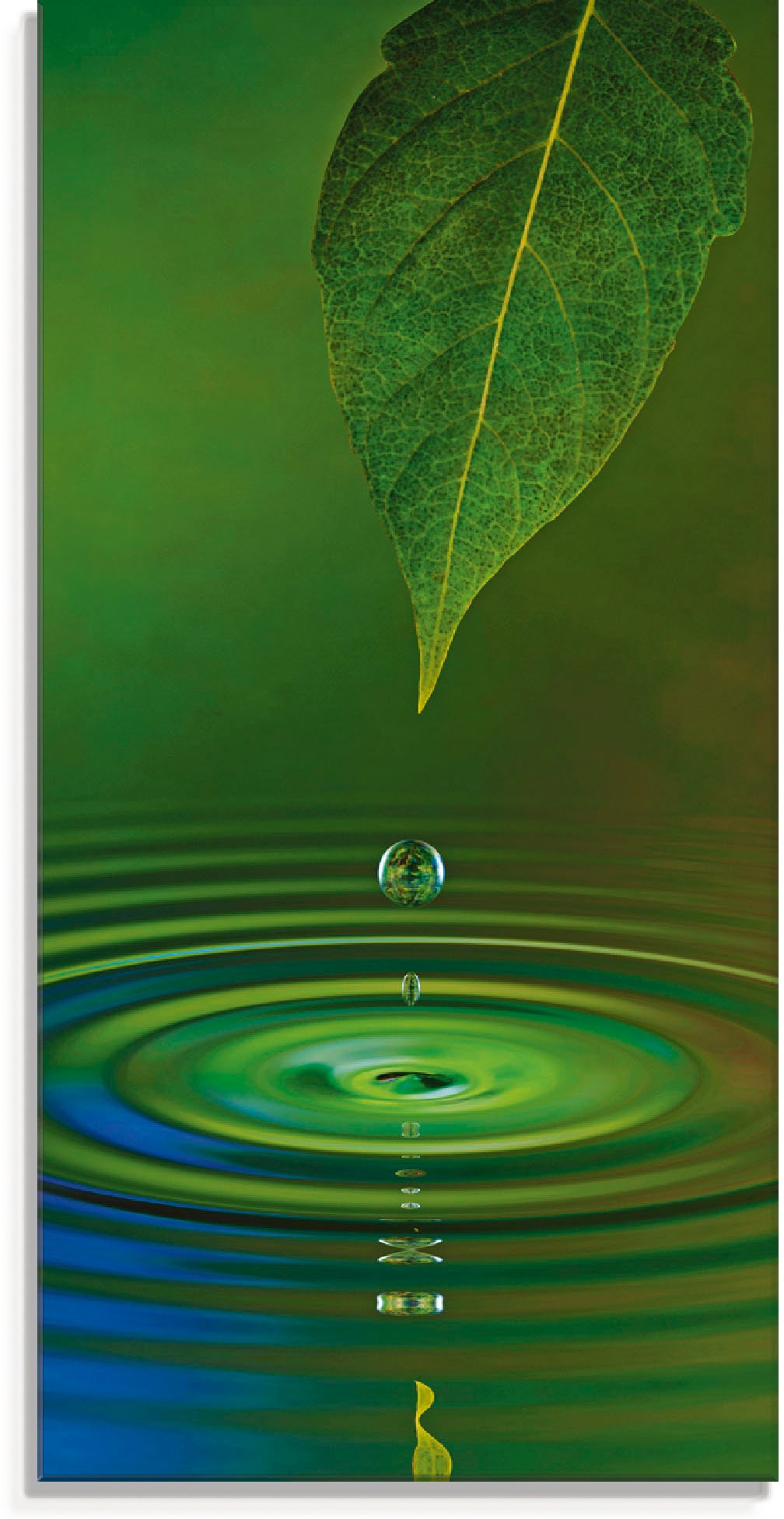Artland Glasbild »Wassertropfen«, Zen, (1 St.), in verschiedenen Größen