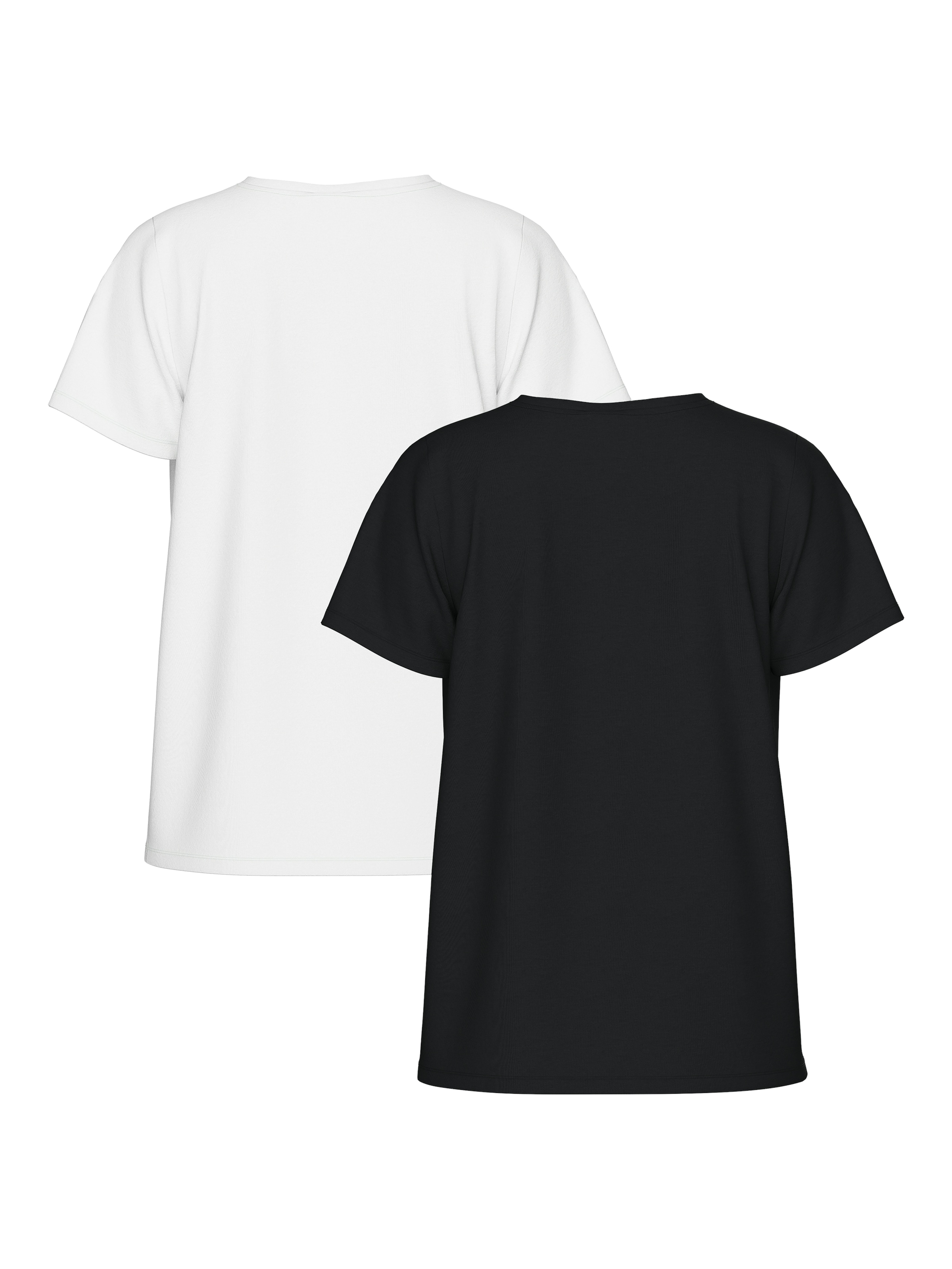 pieces Kurzarmshirt »PCAMIRA SS TEE 2-PACK NOOS BC«, (Packung, 2 tlg.)