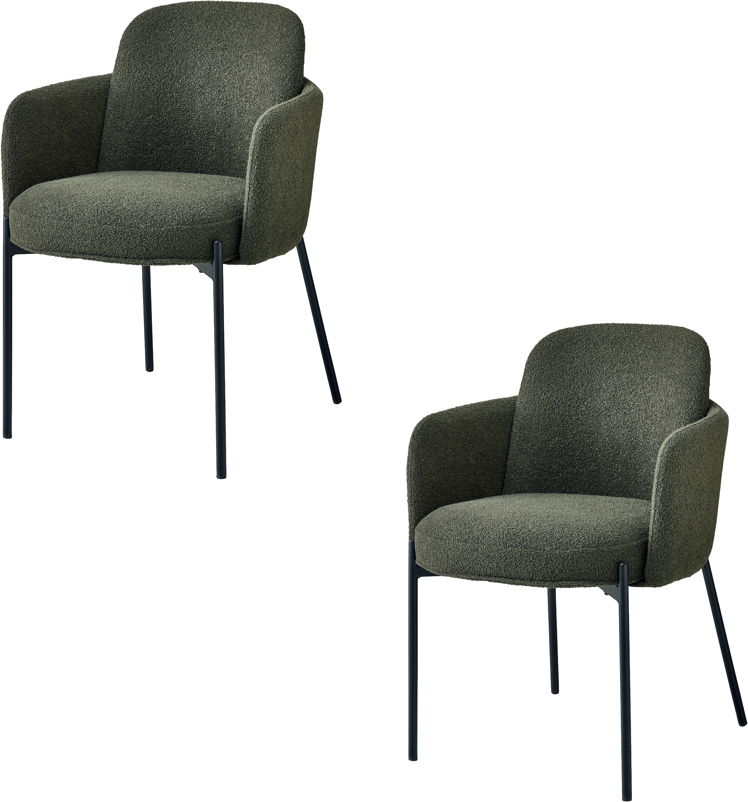 Stolkom Armlehnstuhl »Flora BxHxT 61x84x63 cm« (Set) 2 Stk.Breite 61cm, Federkern im Sitz