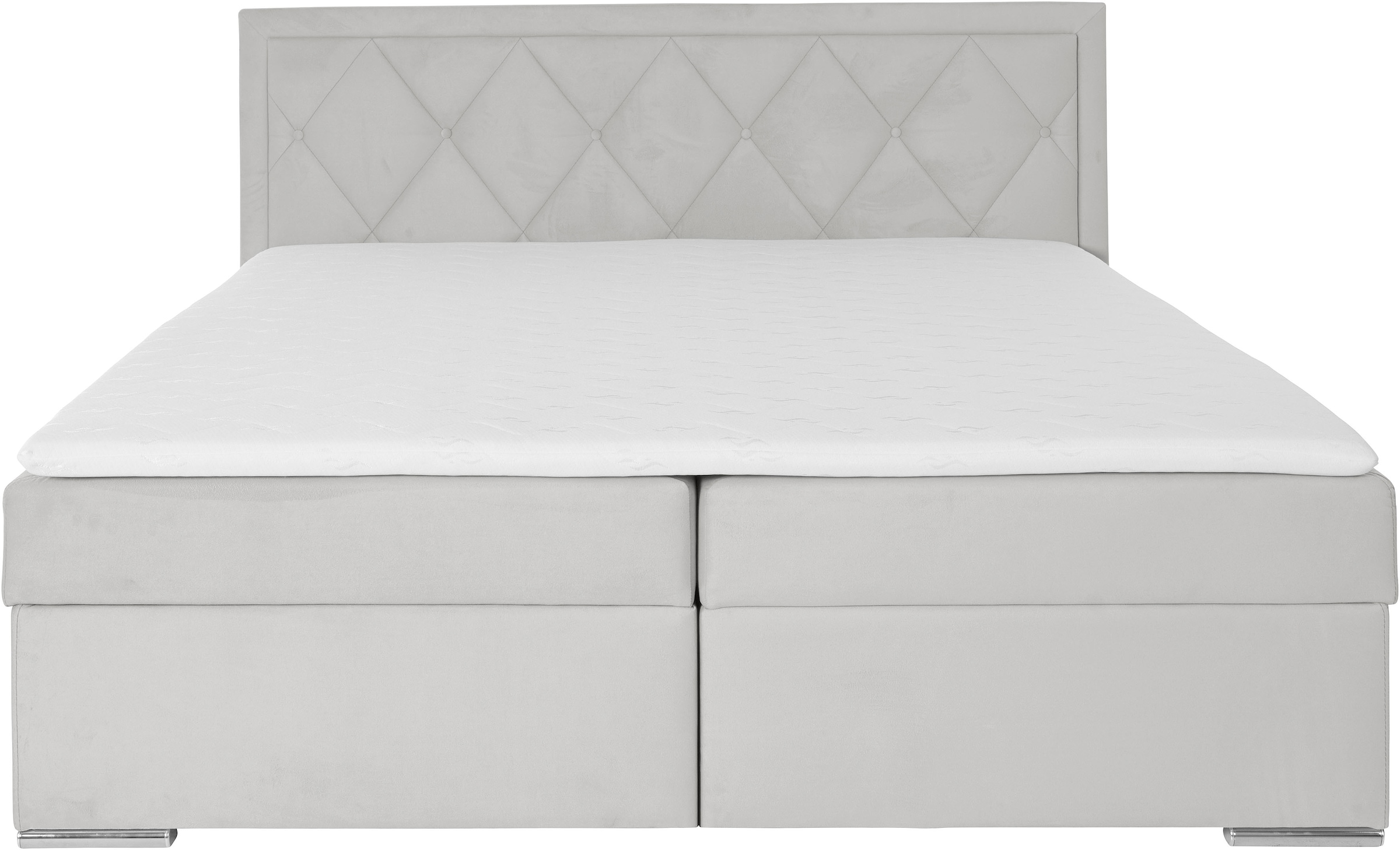 Leonique Boxbett »Alfie, Bestseller, wahlweise mit Bettkasten«, mit Knopfheftung im Kopfteil, H2, H3 und H4 wählbar