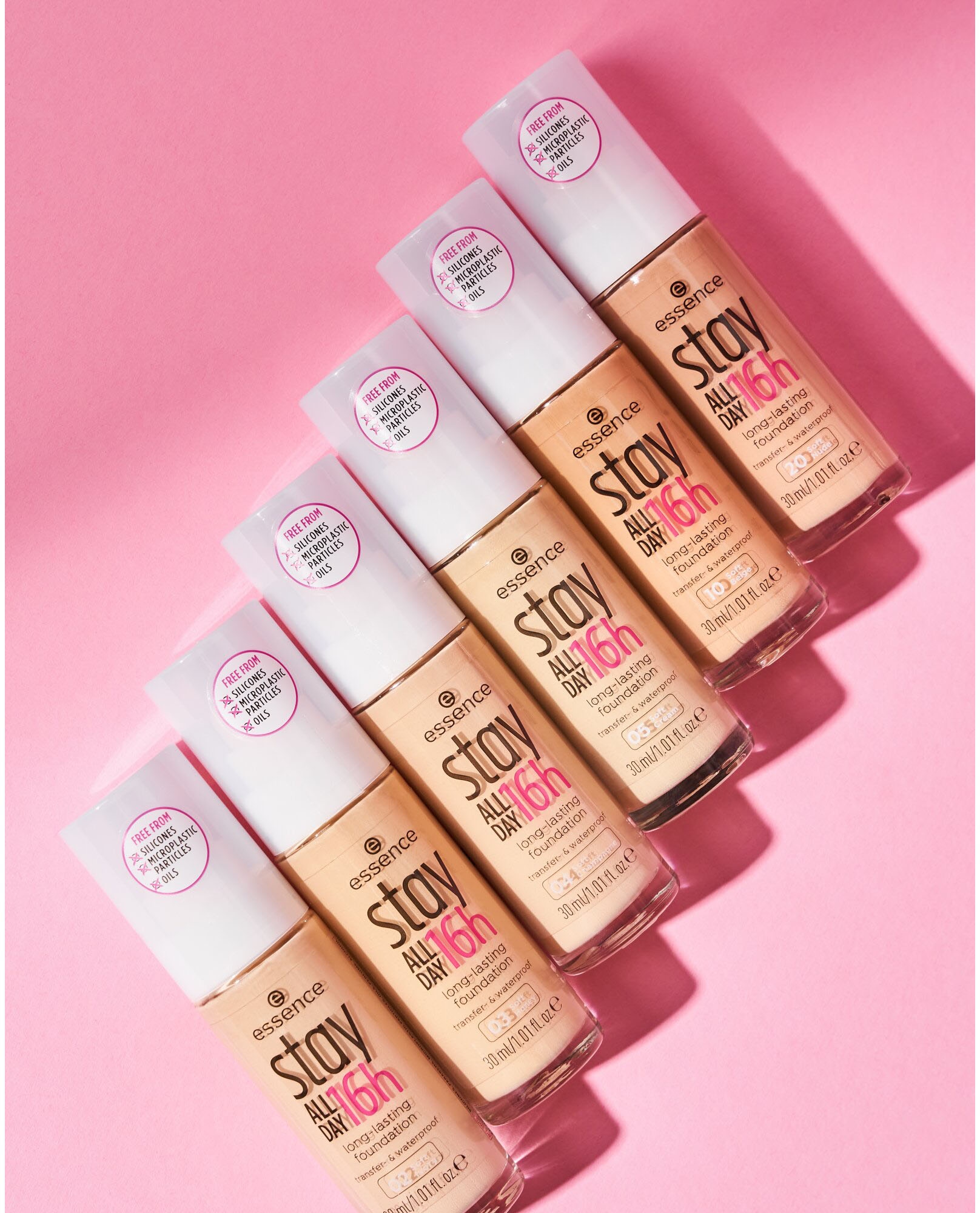 Essence Foundation »stay ALL DAY 16h long-lasting«, (Set, 3 tlg.) bei
