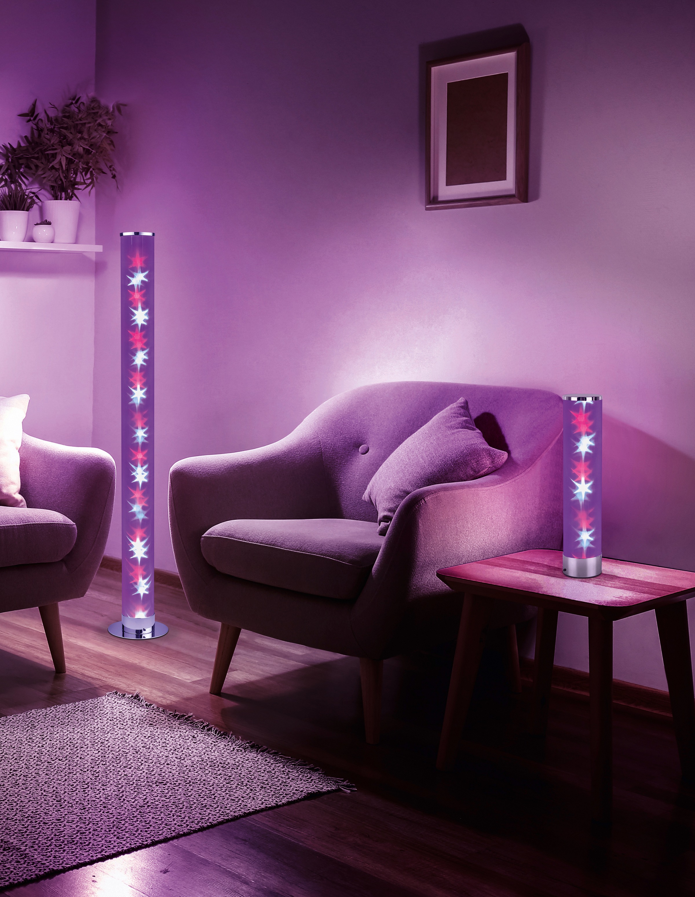 Fußschalter »RICO«, über Stehlampe RGBW-Farbwechsler, Memory kaufen LED XXL Funktion flammig-flammig, 3 TRIO Fernbedienung, 1 online Jahren Garantie mit | Leuchten