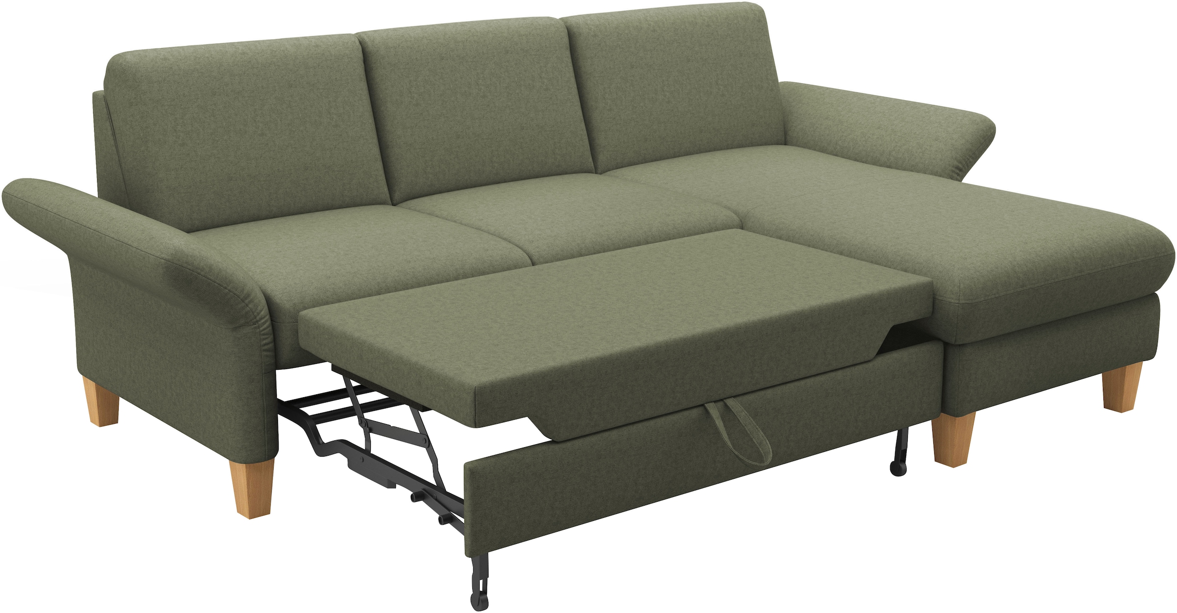 Home affaire Ecksofa »Rochelle, L-Form«, wahlweise mit Armteilverstellung, Bettfunktion und Bettkasten