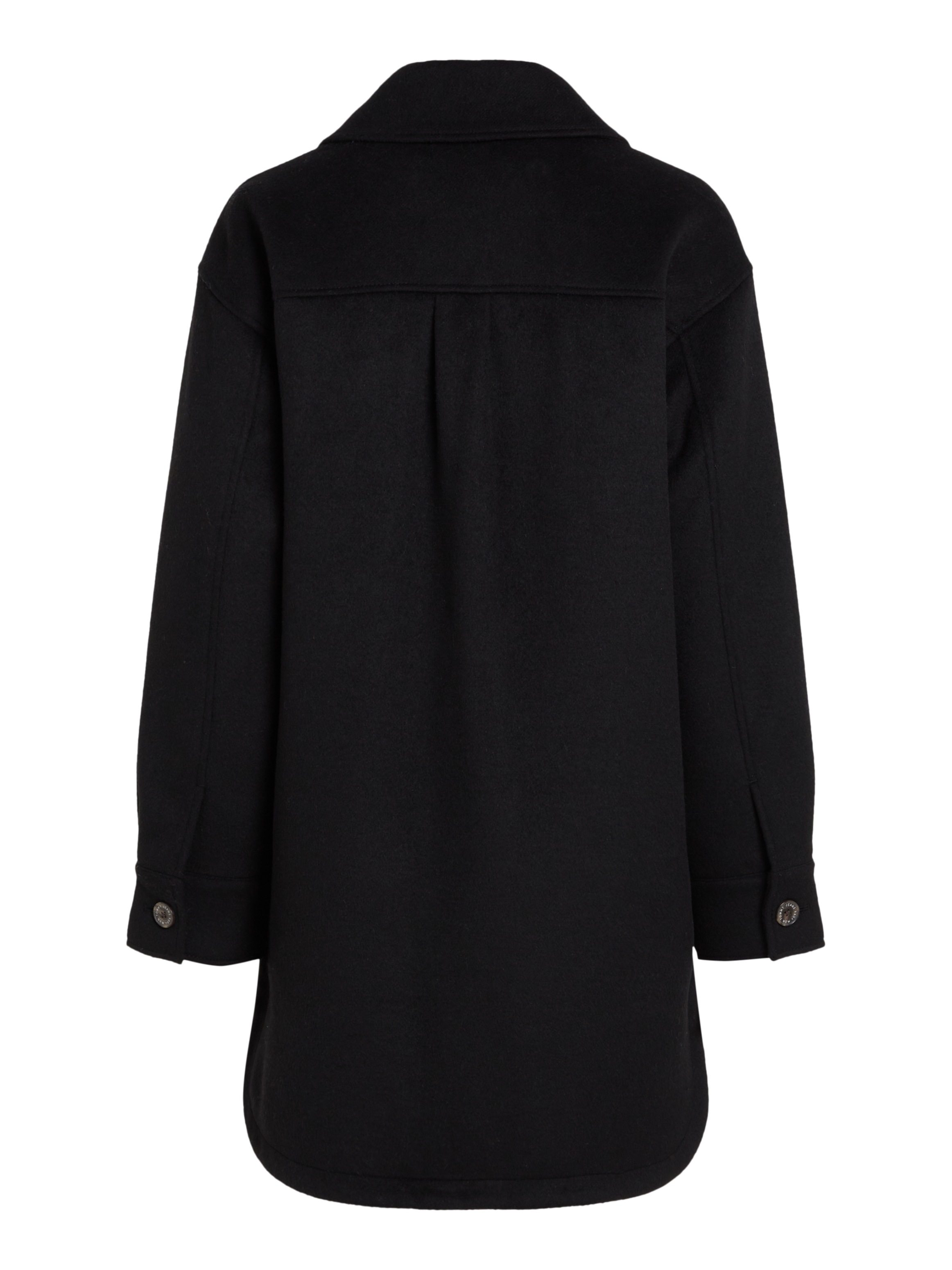 Tommy Jeans Kurzmantel »TJW WOOL COAT EXT«, mit Logostickerei