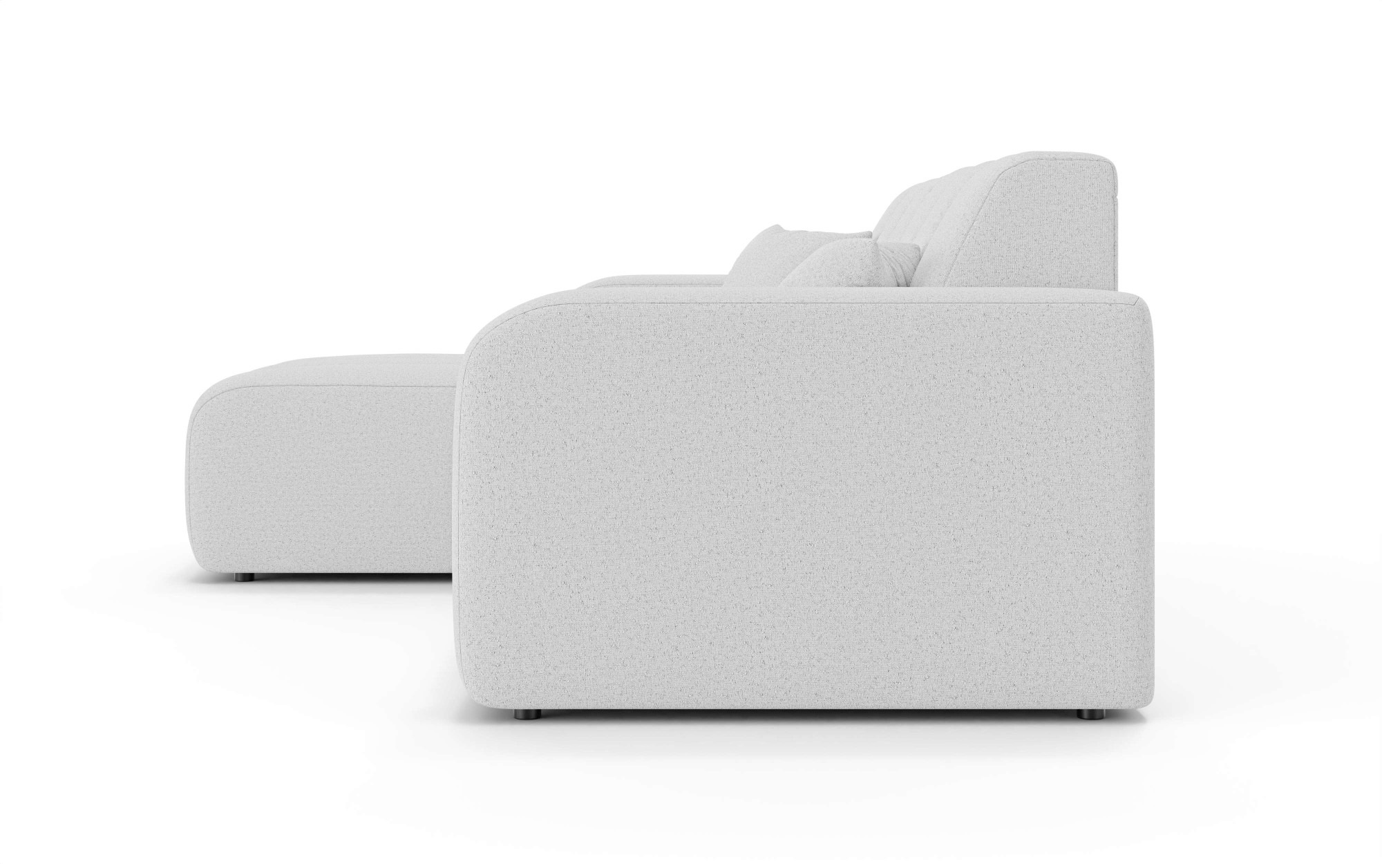 INOSIGN Ecksofa »CASSY L-Form, Schlafsofa mit Bettkasten, Maße B/T/H: 245/165/88 cm«, mit 2 Rückenkissen, Recamiere rechts oder links bestellbar