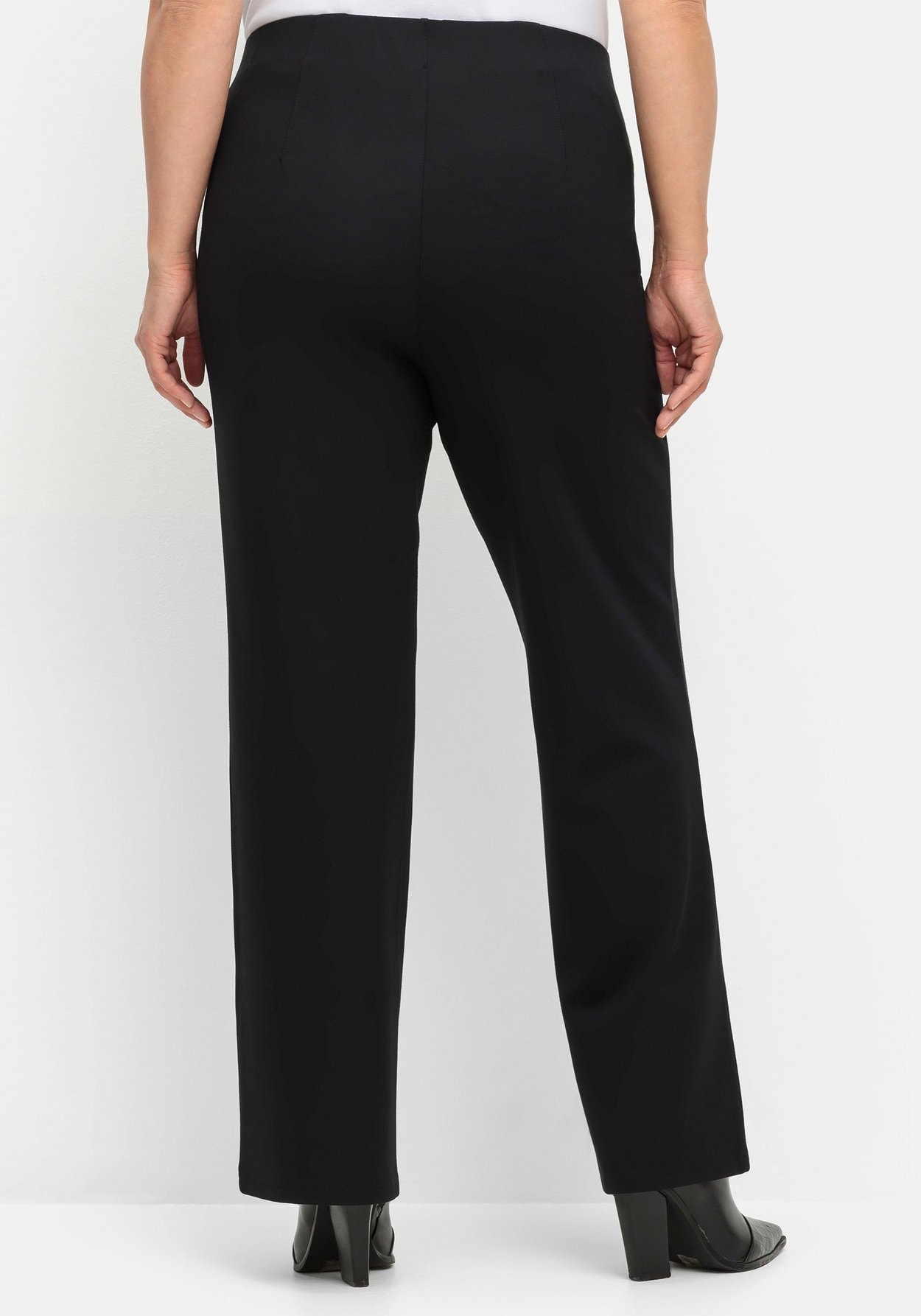 Sheego Schlupfhose »Gerade Hose aus Interlock, mit elastischem Bund«