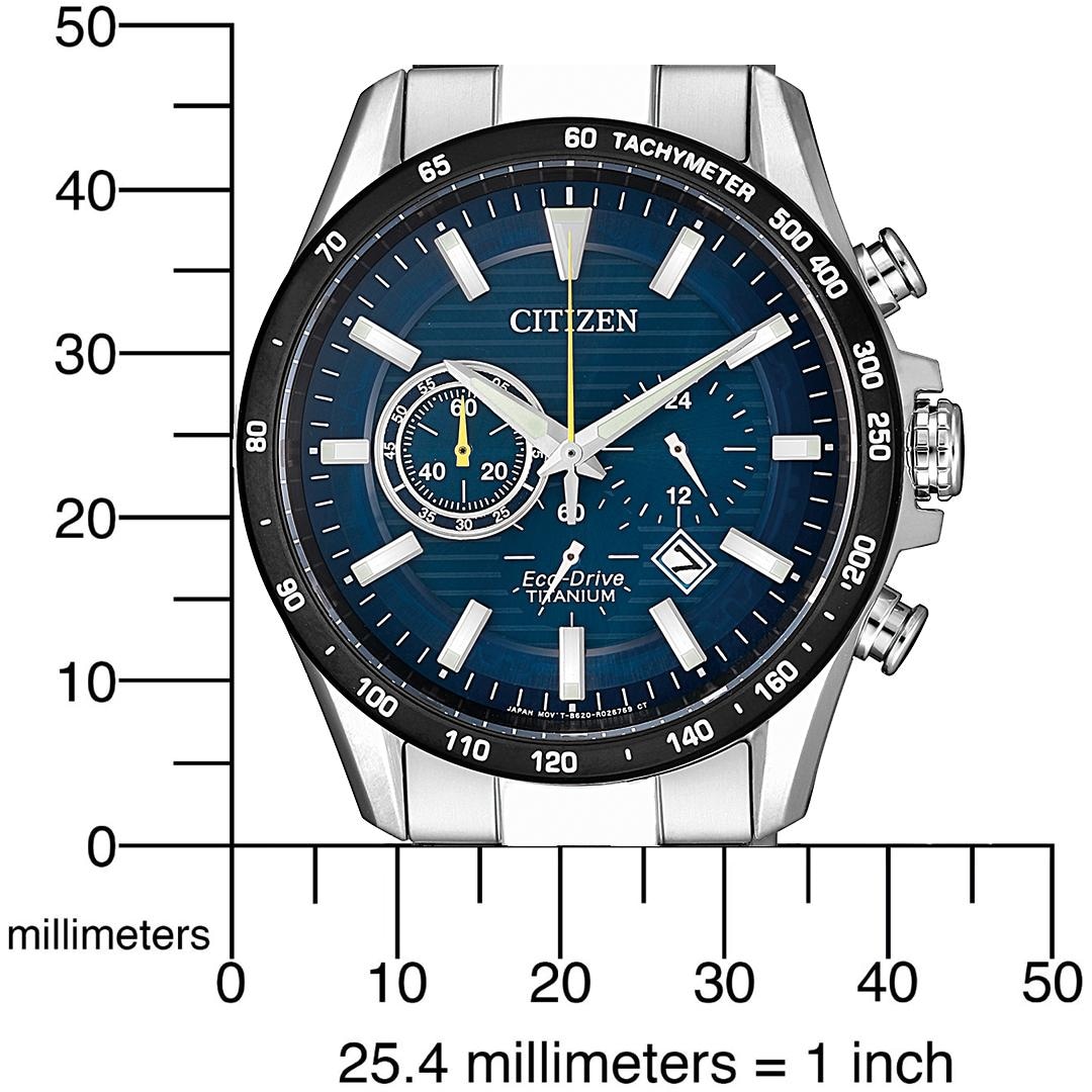 Citizen Chronograph »CA4444-82L«, Armbanduhr, Herrenuhr, Solar, Titan, Stoppfunktion