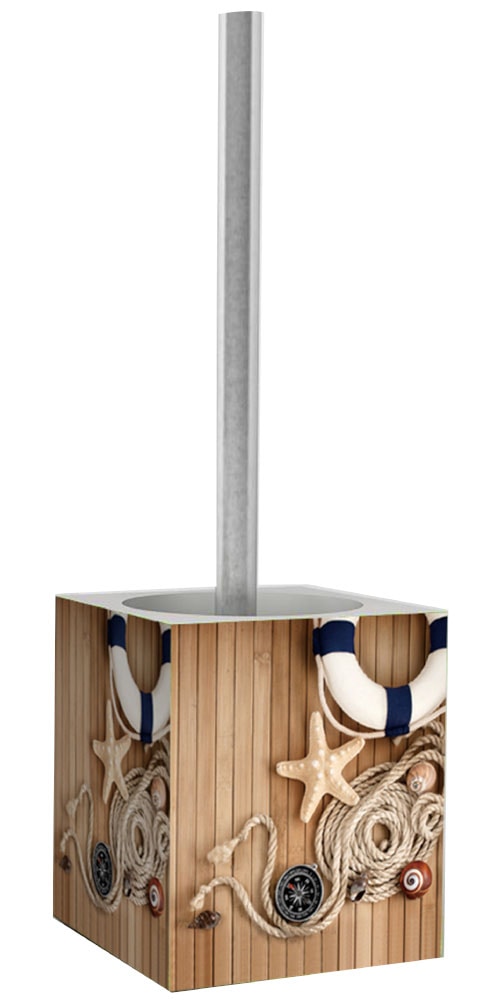 Sanilo Badaccessoire-Set »Maritime« bestehend aus WC-Sitz, Badteppich, Stöpsel, Seifenspender, WC-Bürste