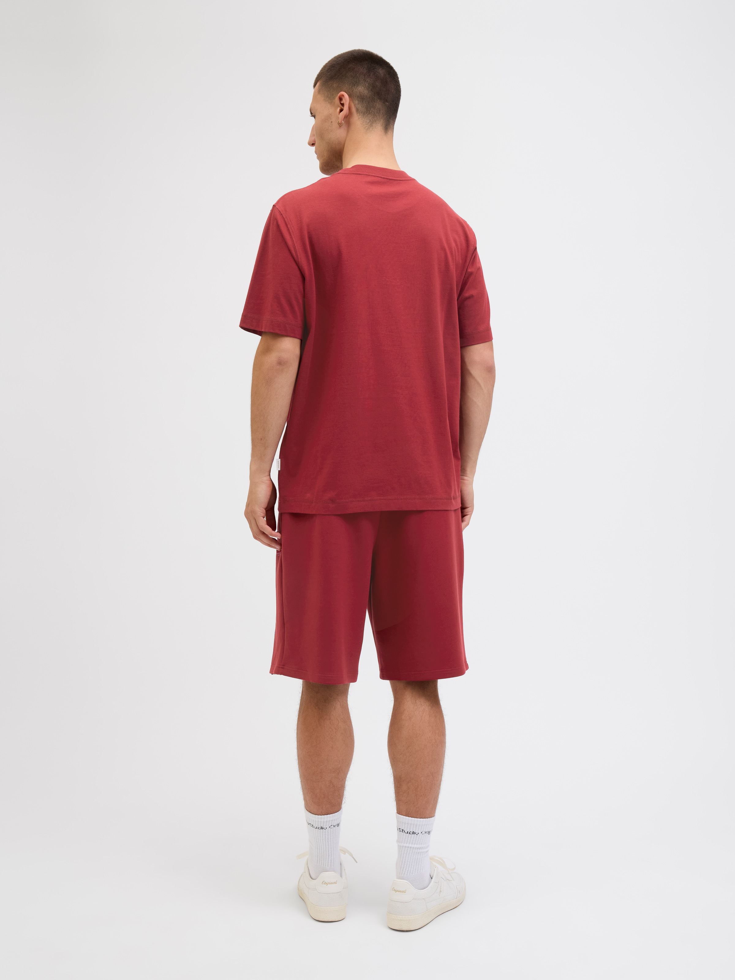 Jack & Jones Kurzarmshirt »JORNORREBRO EMB TEE SS CREW NECK NOOS« mit Logo Print