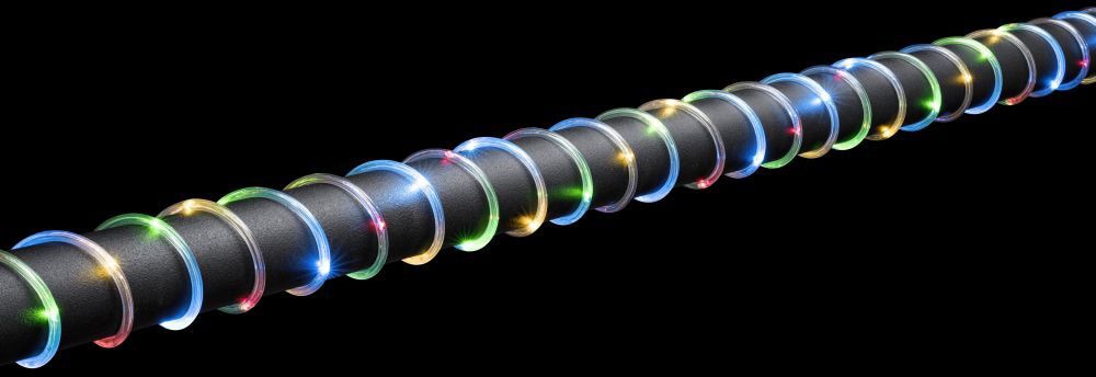 KONSTSMIDE LED-Lichterschlauch »Weihnachtsdeko aussen«, 20m, 260 bunten Dioden