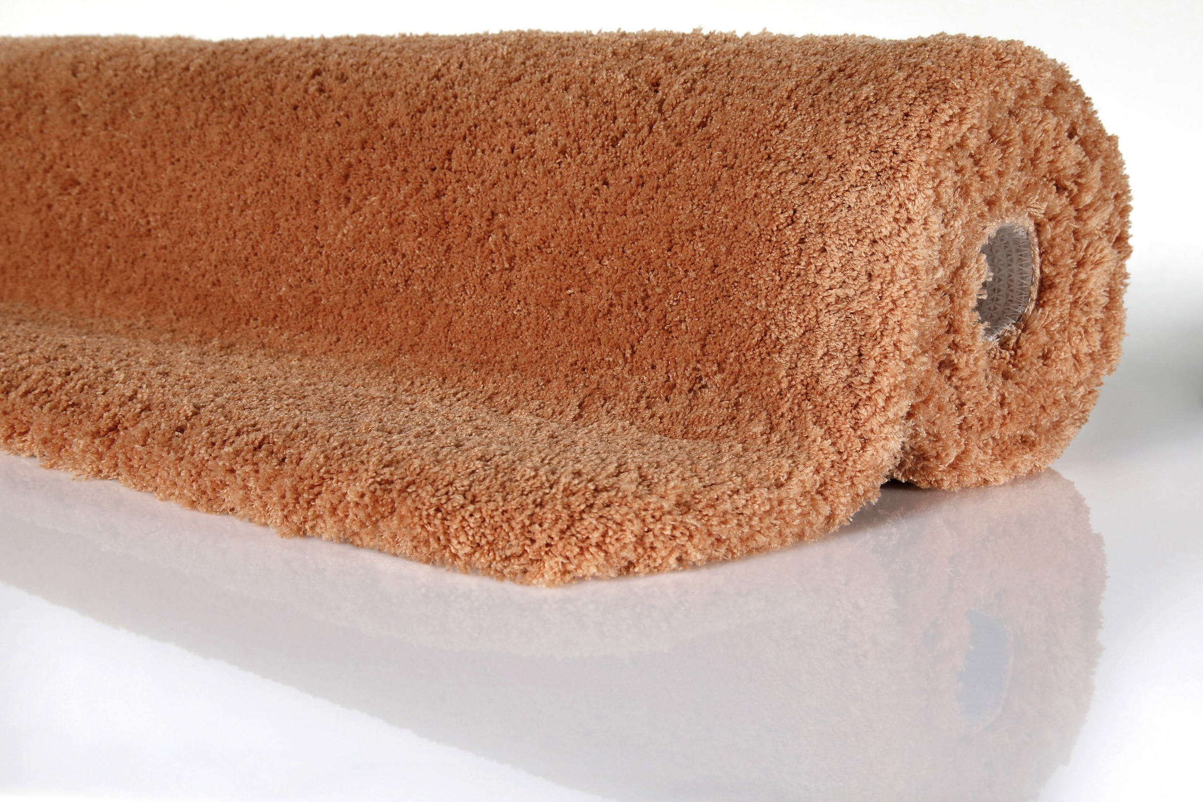 Homie Living Badematte »Porto Azzurro« Höhe 30 mm rutschhemmend beschichtet fußbodenheizungsgeeignet | schnell trocknend Badteppich, uni, rechteckig & rund, waschbar, Badezimmerteppich
