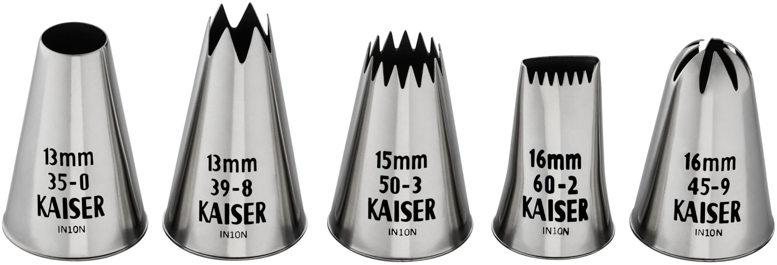 Kaiser Backformen Spritzbeutel »La Forme Plus«, (7 tlg.), Wiederverwendbarer Spritzbeutel, Made in Germany