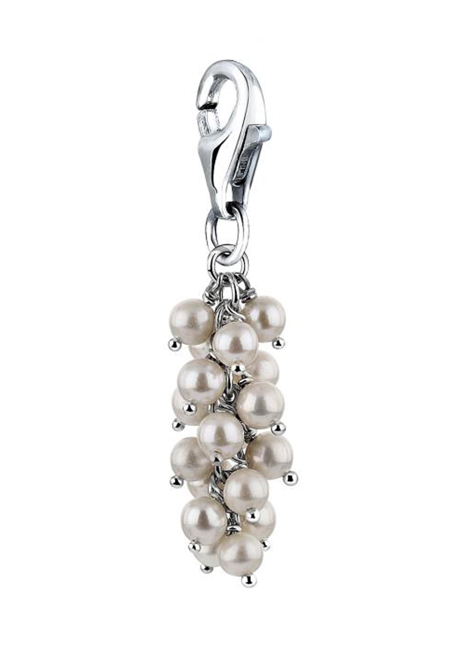 Nenalina Charm-Einhänger »Charm Anhänger Drop Süßwasserzuchtperlen 925 Silber«