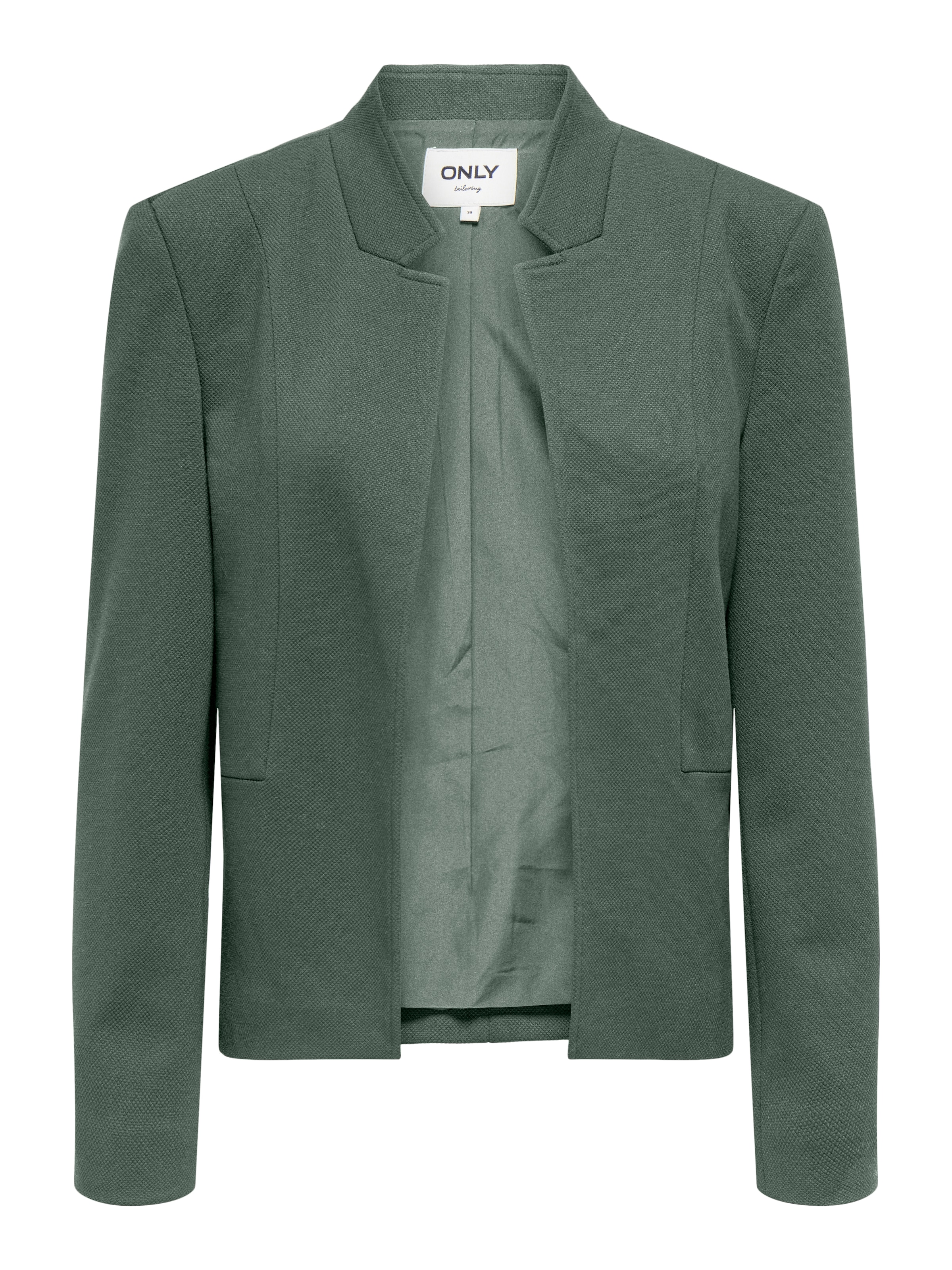 ONLY Kurzblazer »ONLEMILLIA LIFE L/S OPEN BLAZER CC TLR« mit Stehkragen