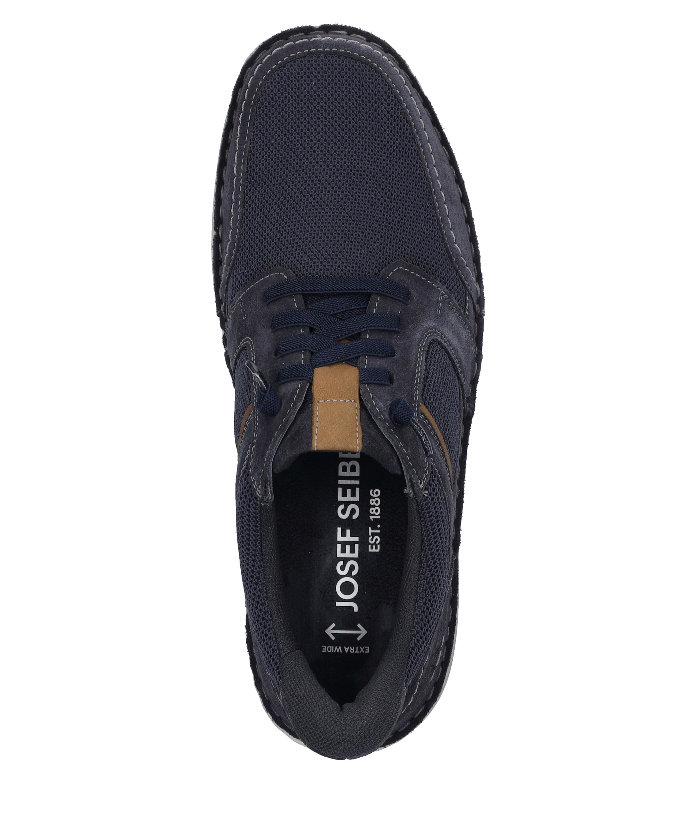 Josef Seibel Schnürschuh »New Anvers 24, nachtblau-kombi«