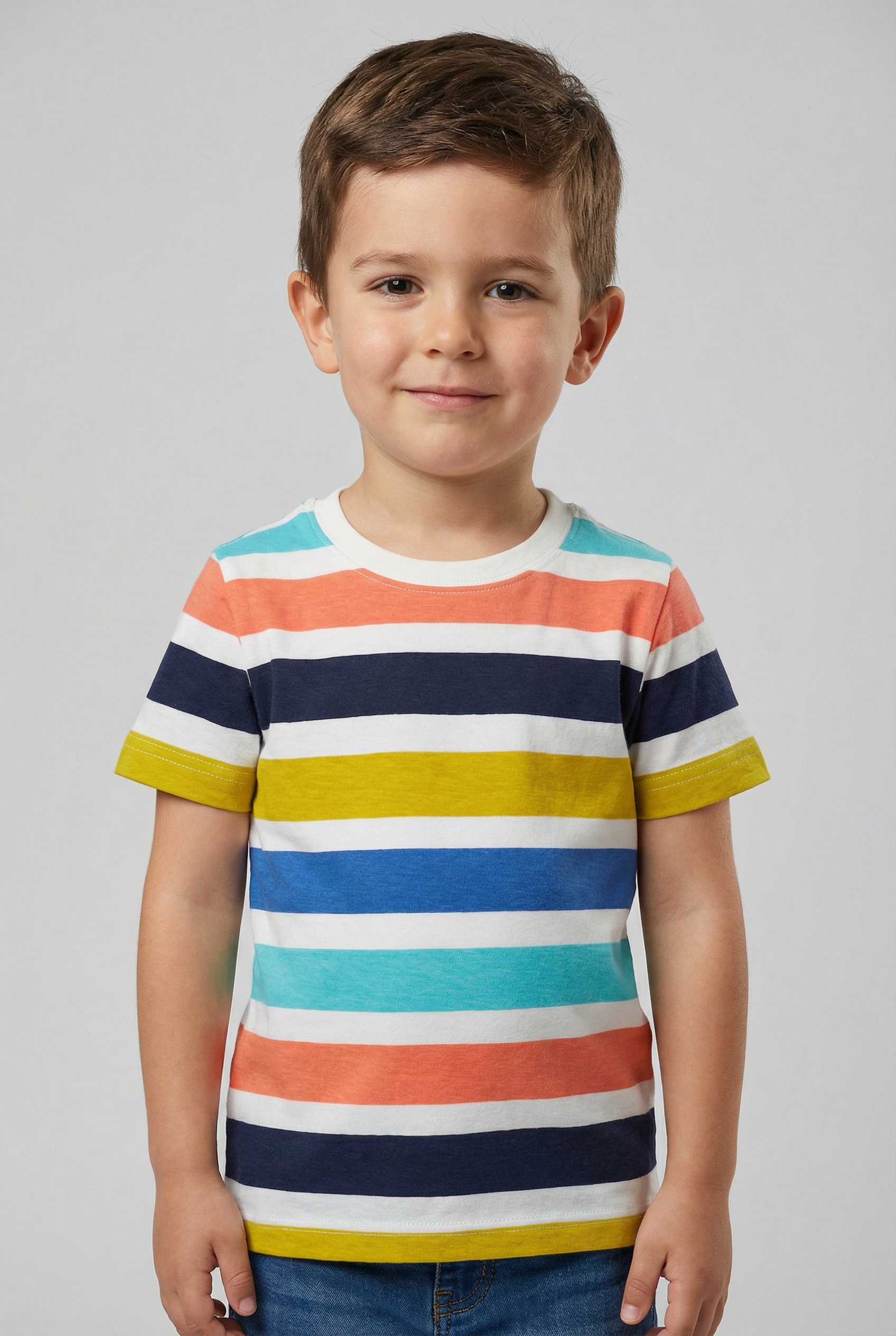 Blue Seven T-Shirt Basic Passform, mit Allover-Druck, aus Single Jersey, pflegeleicht