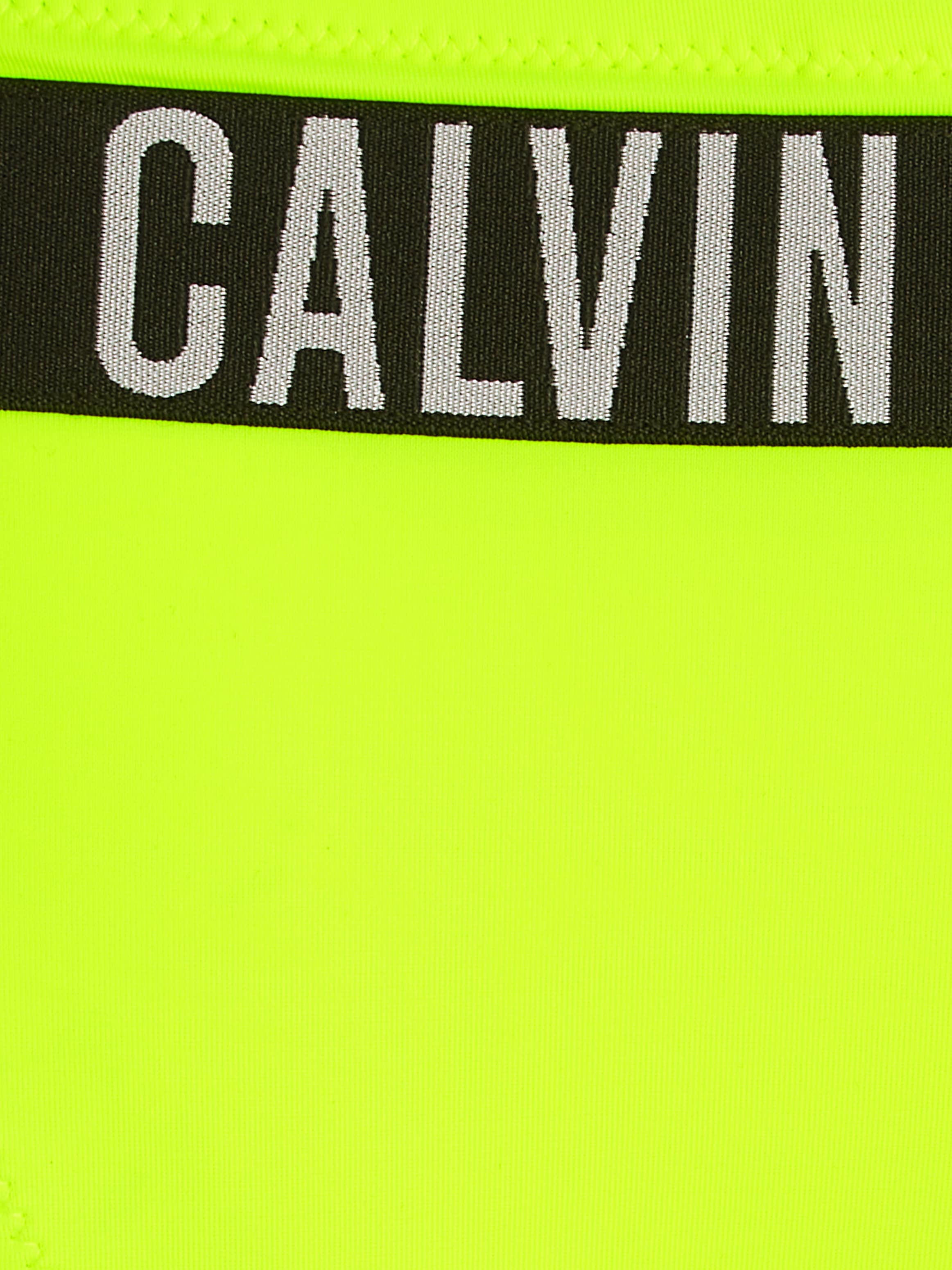 Calvin Klein Swimwear Bikini-Hose »STRING SIDE TIE«, mit großem Logo hinten