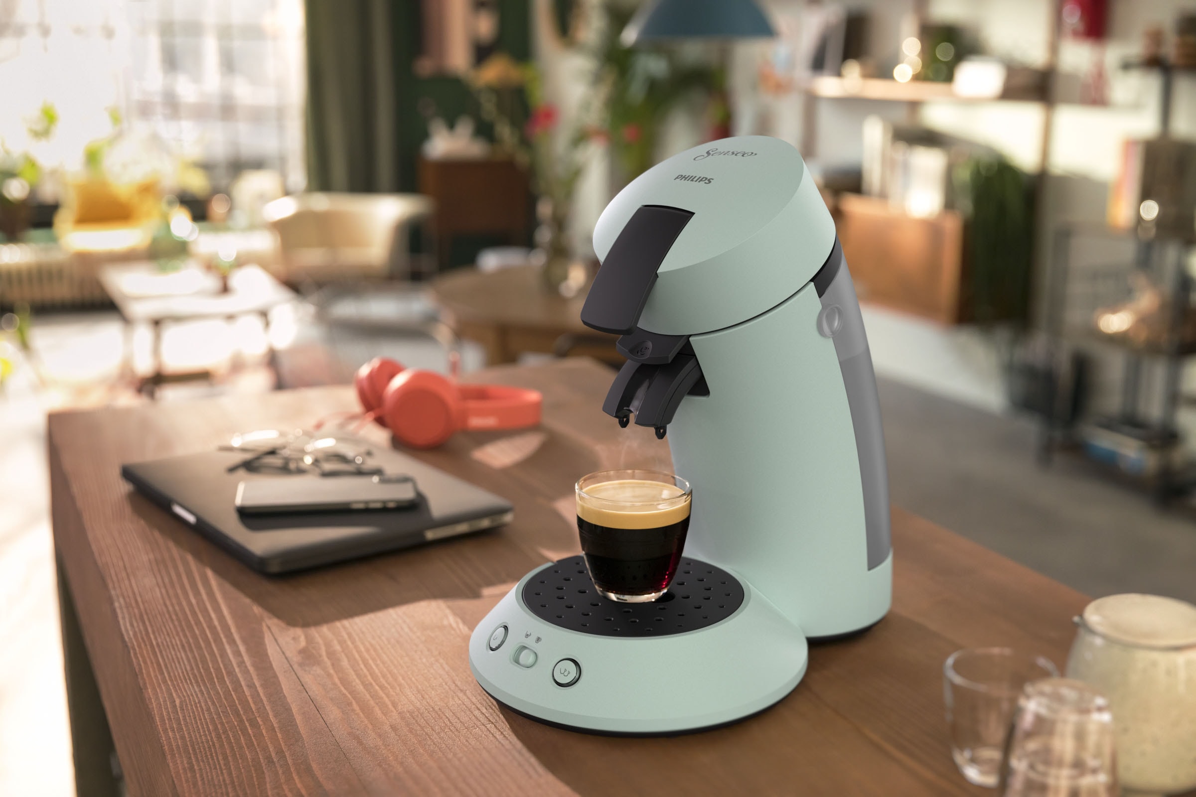 Philips Senseo Kaffeepadmaschine »Original Zugaben inkl. CSA210/20«, Plus 5,- mit UVP Gratis- Garantie im von Wert XXL 3 Jahren