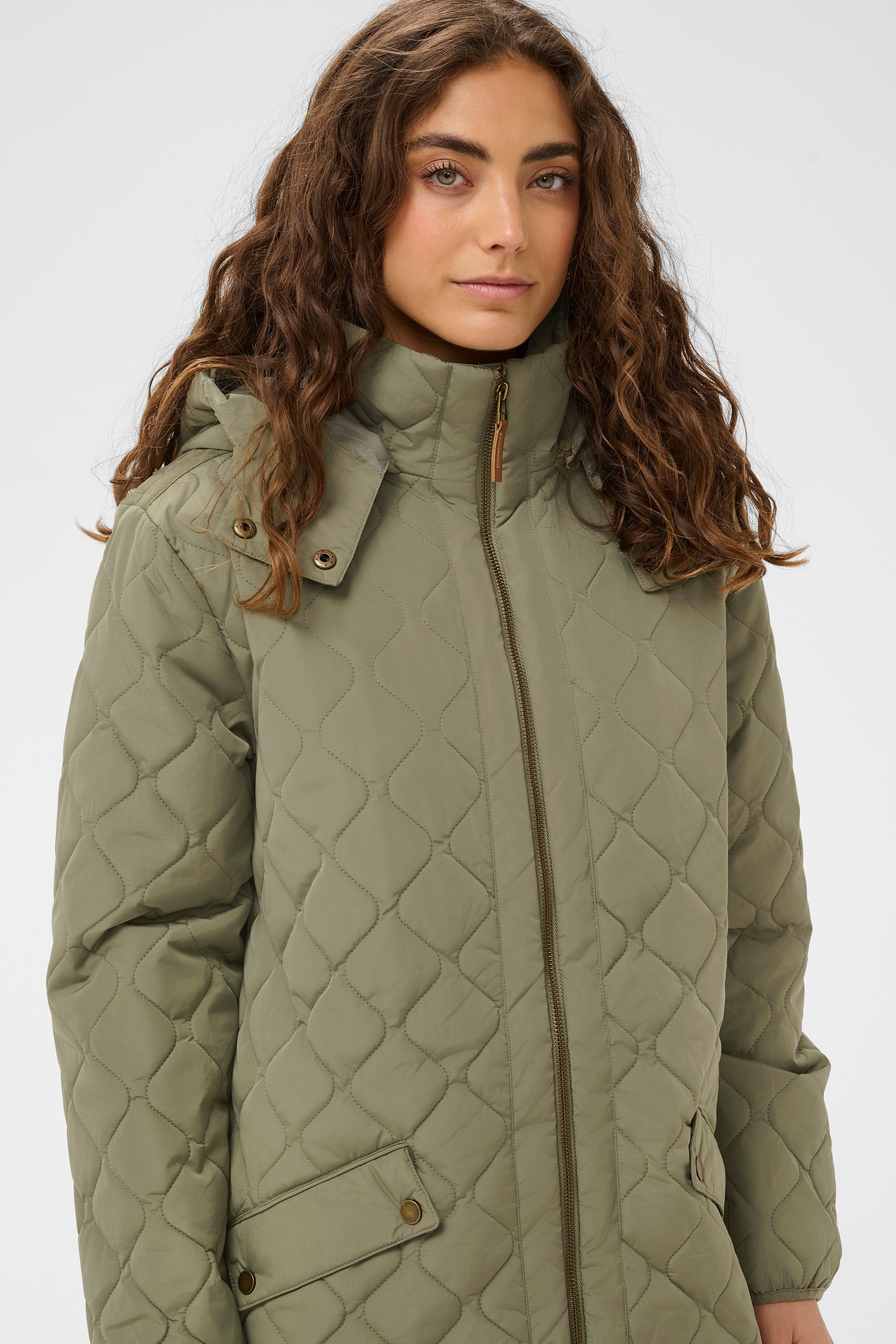 Cream Steppmantel »Damen Gefütterter Mantel CRARWEN«