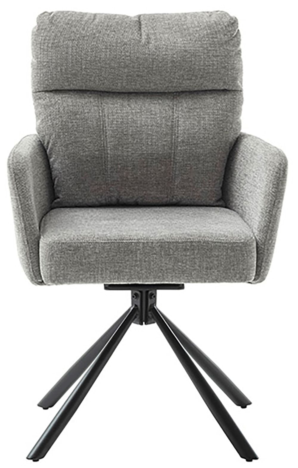 MCA furniture Esszimmerstuhl »UTICA«, Chenilleoptik, (2er-Set), drehbar 180°, Taschenfederkern, Sitzhöhe ca. 50 cm