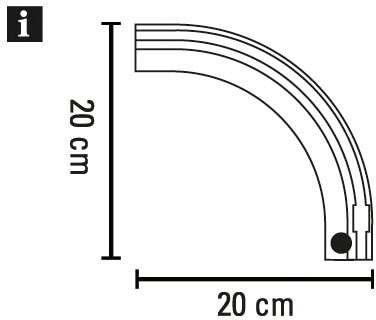 GARDINIA Gardinenschiene »Rundbogen«, 1 läufig-läufig, Fixmaß, Serie Aluminium-Vorhangschiene 1-läufig